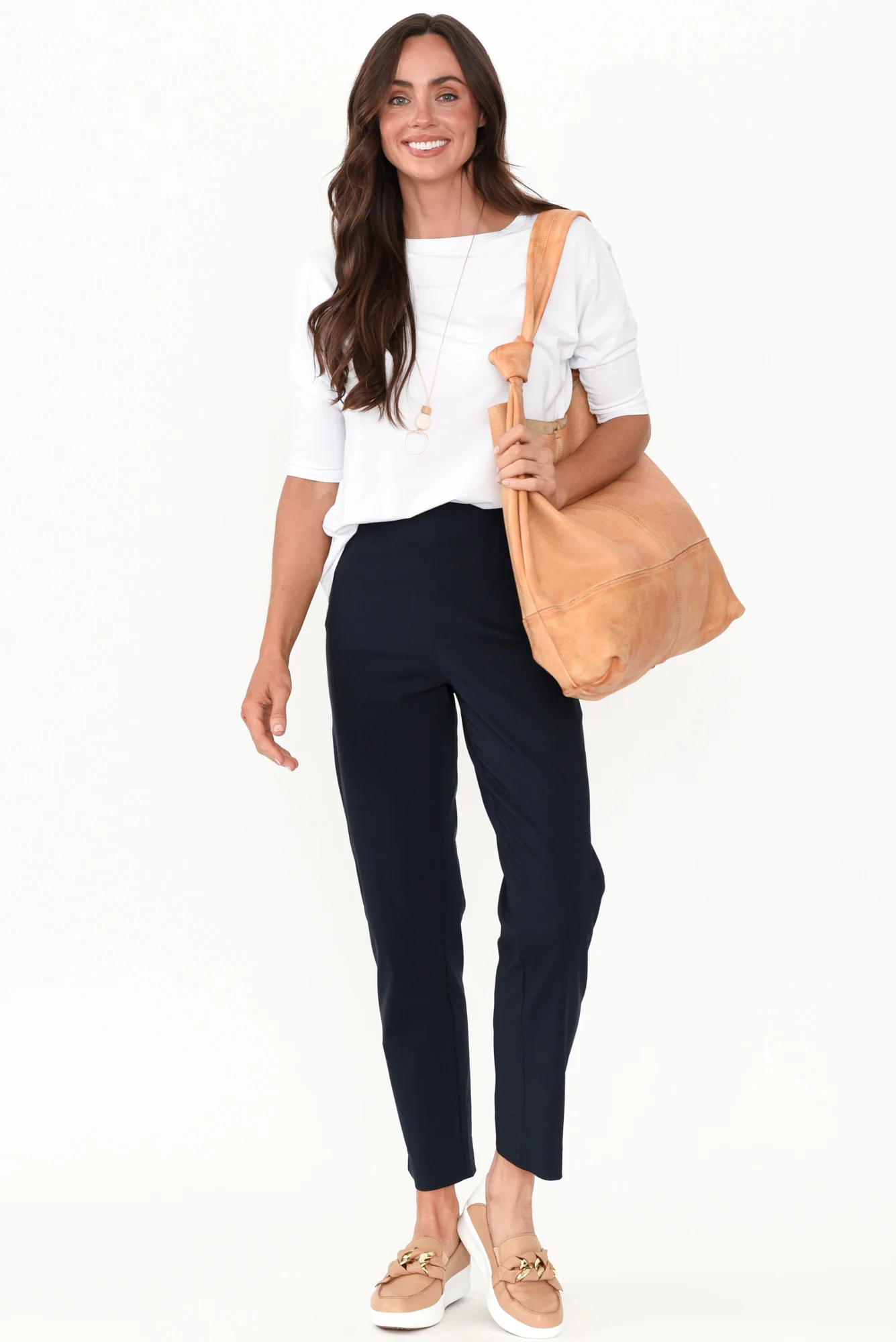 Cody Navy Stretch Pants