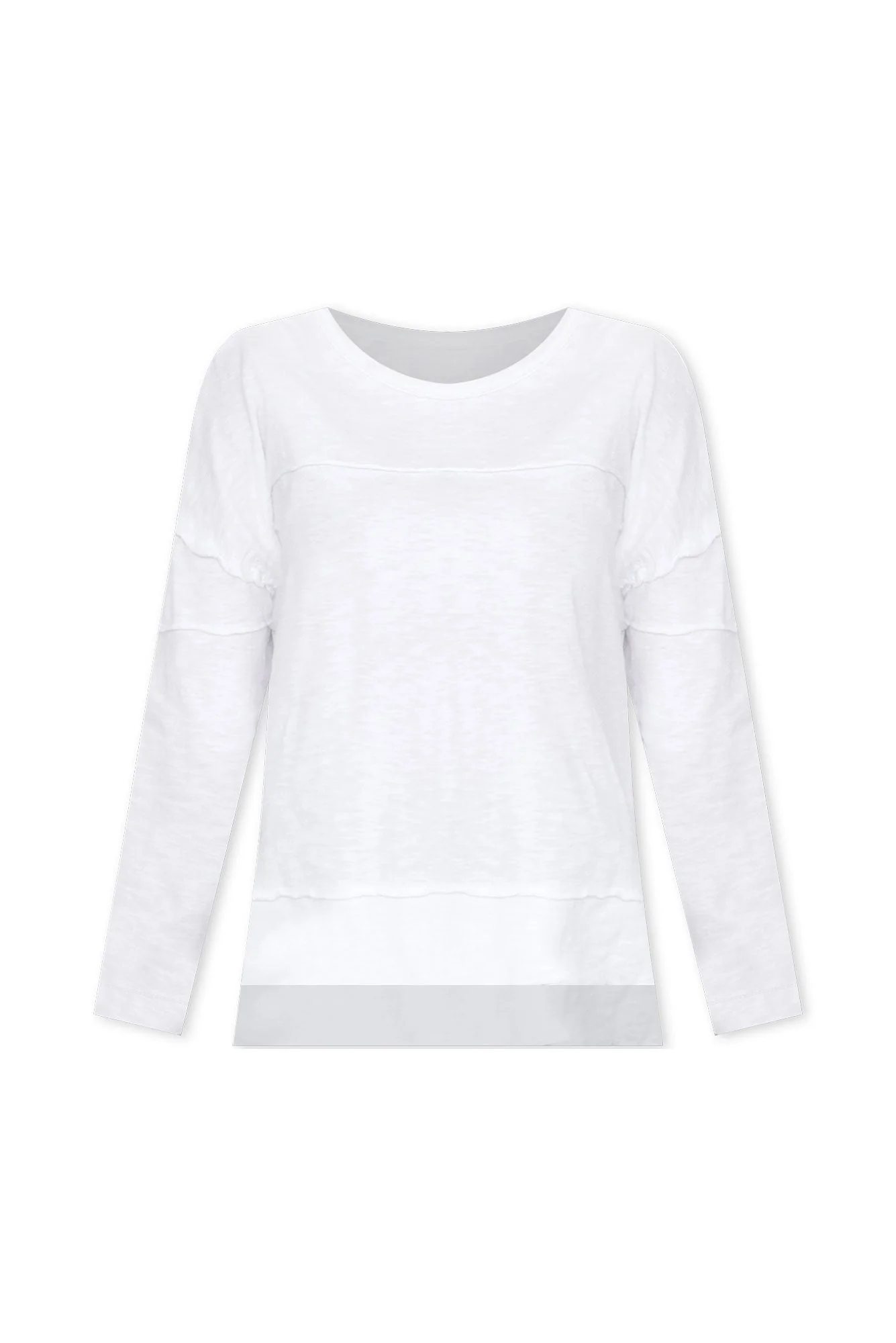 Jayne White Cotton Throw On Top