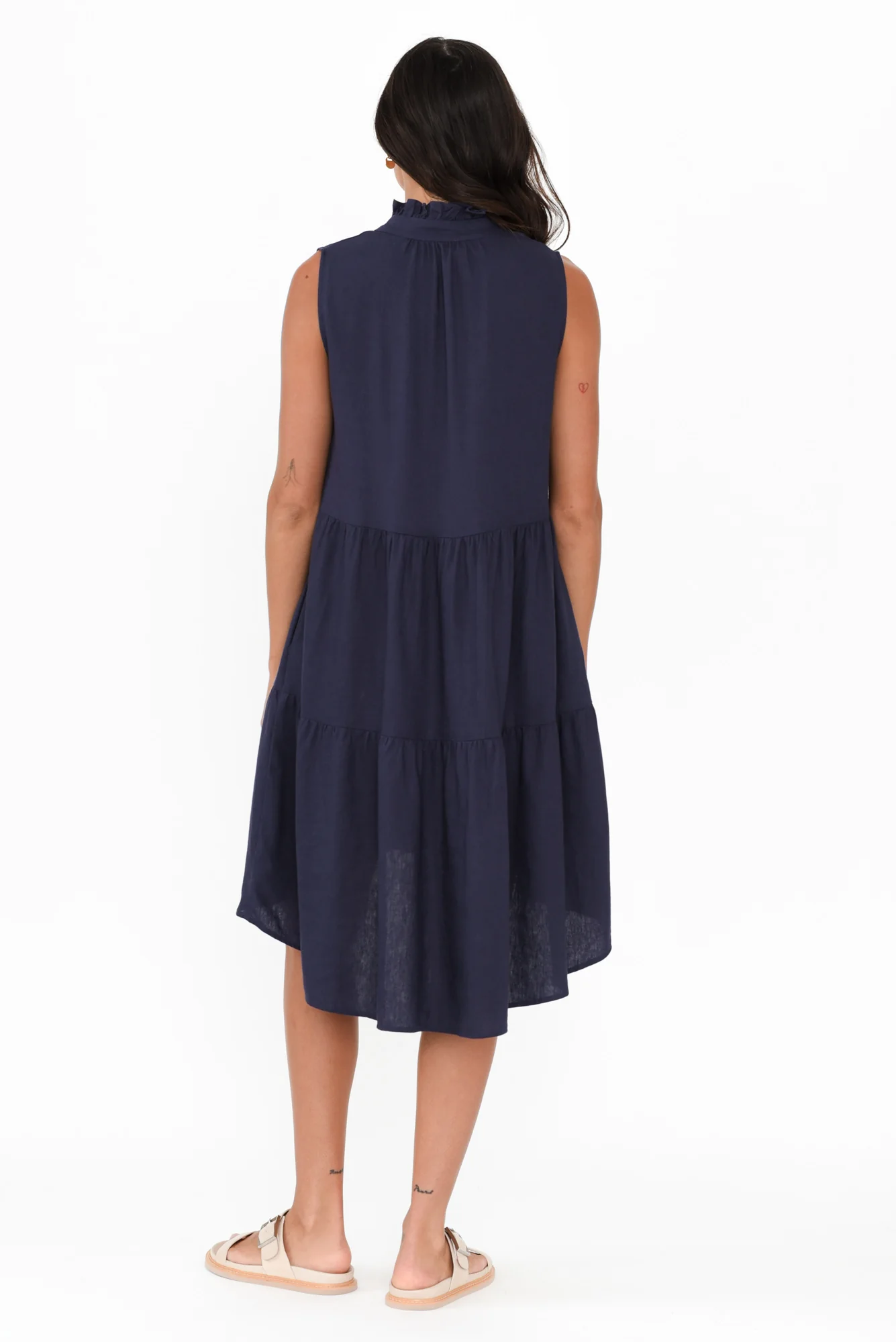 Liza Navy Tier Dress