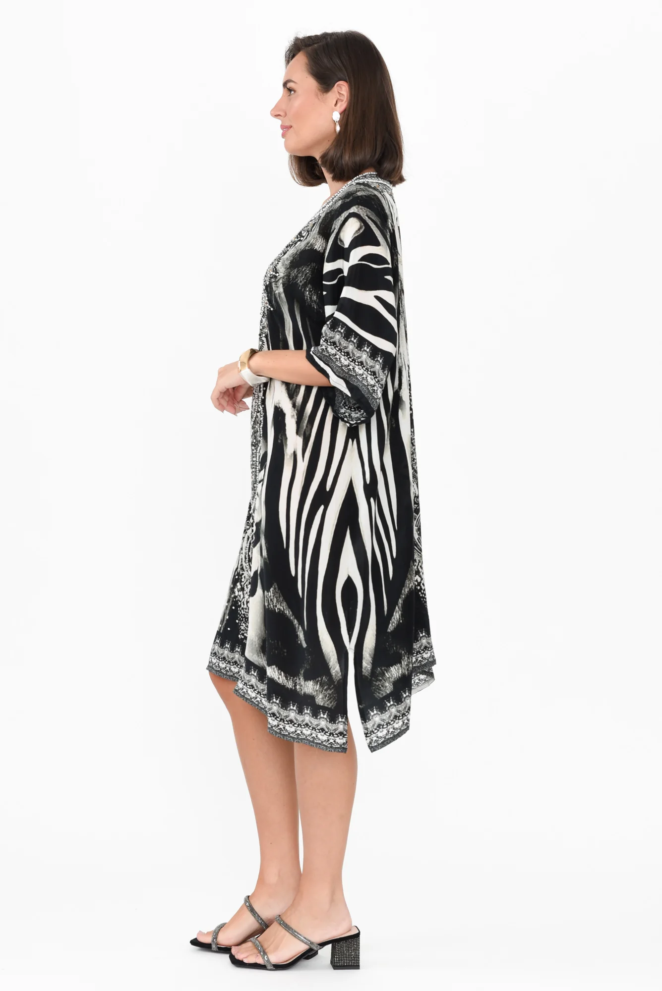 Zulu Black Silk Dress