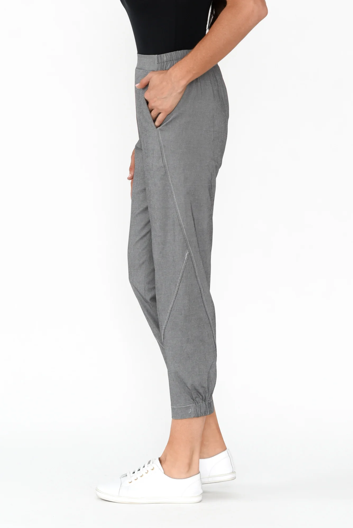 Cosita Grey Cropped Pants