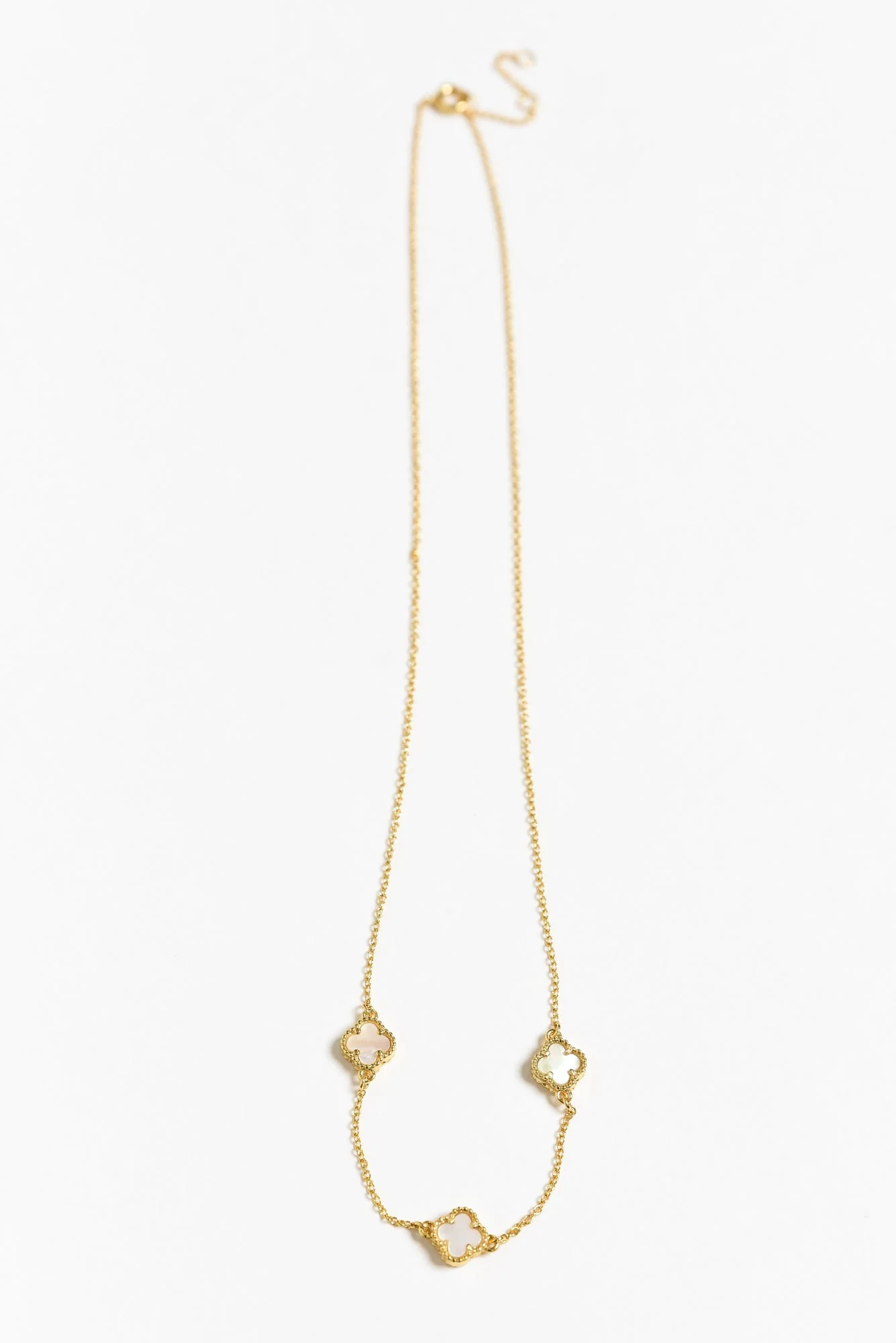 Duchess Pearlescent Stone Necklace