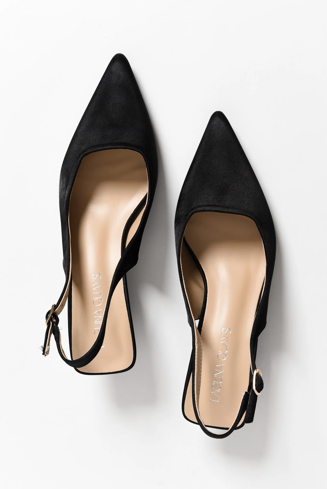 Wizz Black Slingback Heel