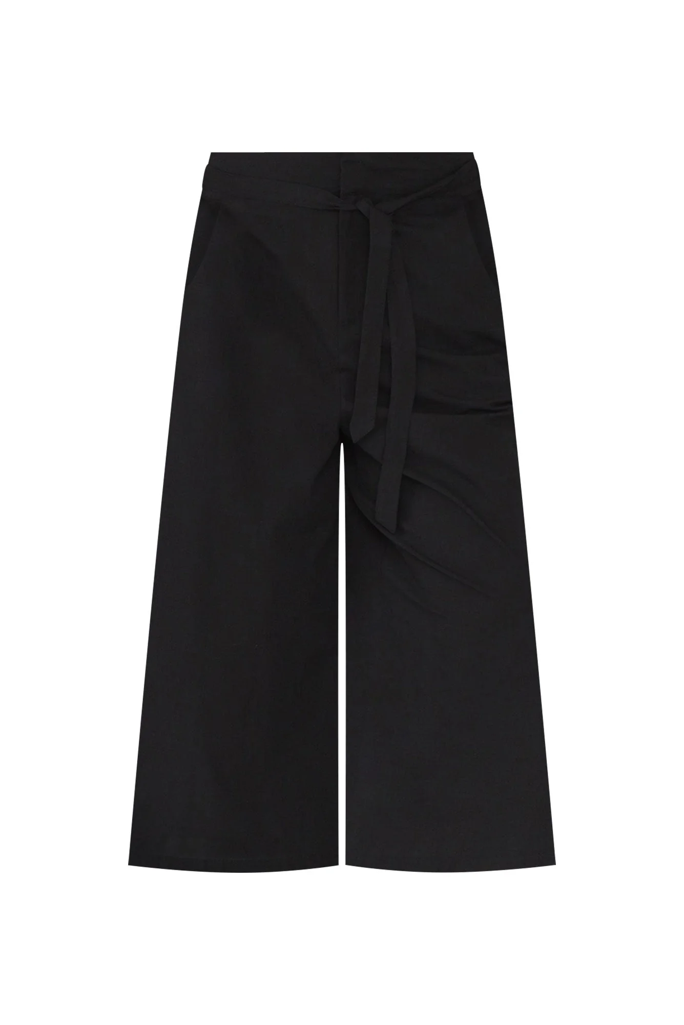 Cabo Black Cotton Pants