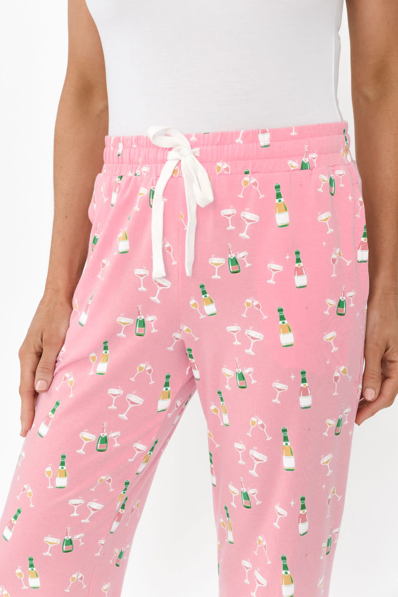 Corten Pink Champagne Bamboo Pyjama Pants