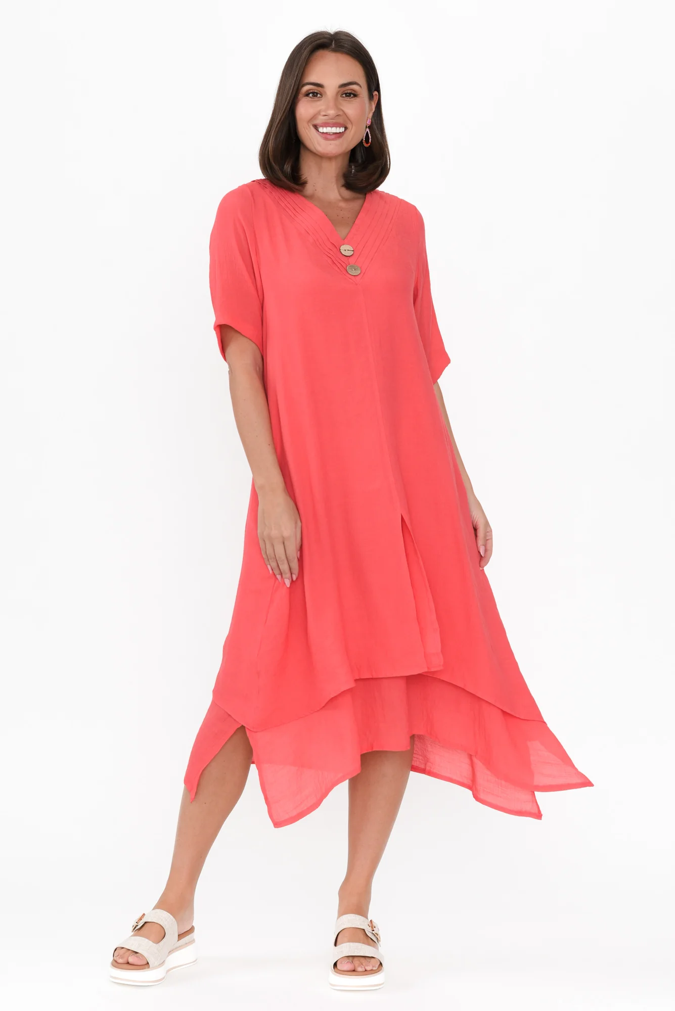 Nala Berry Layers Dress