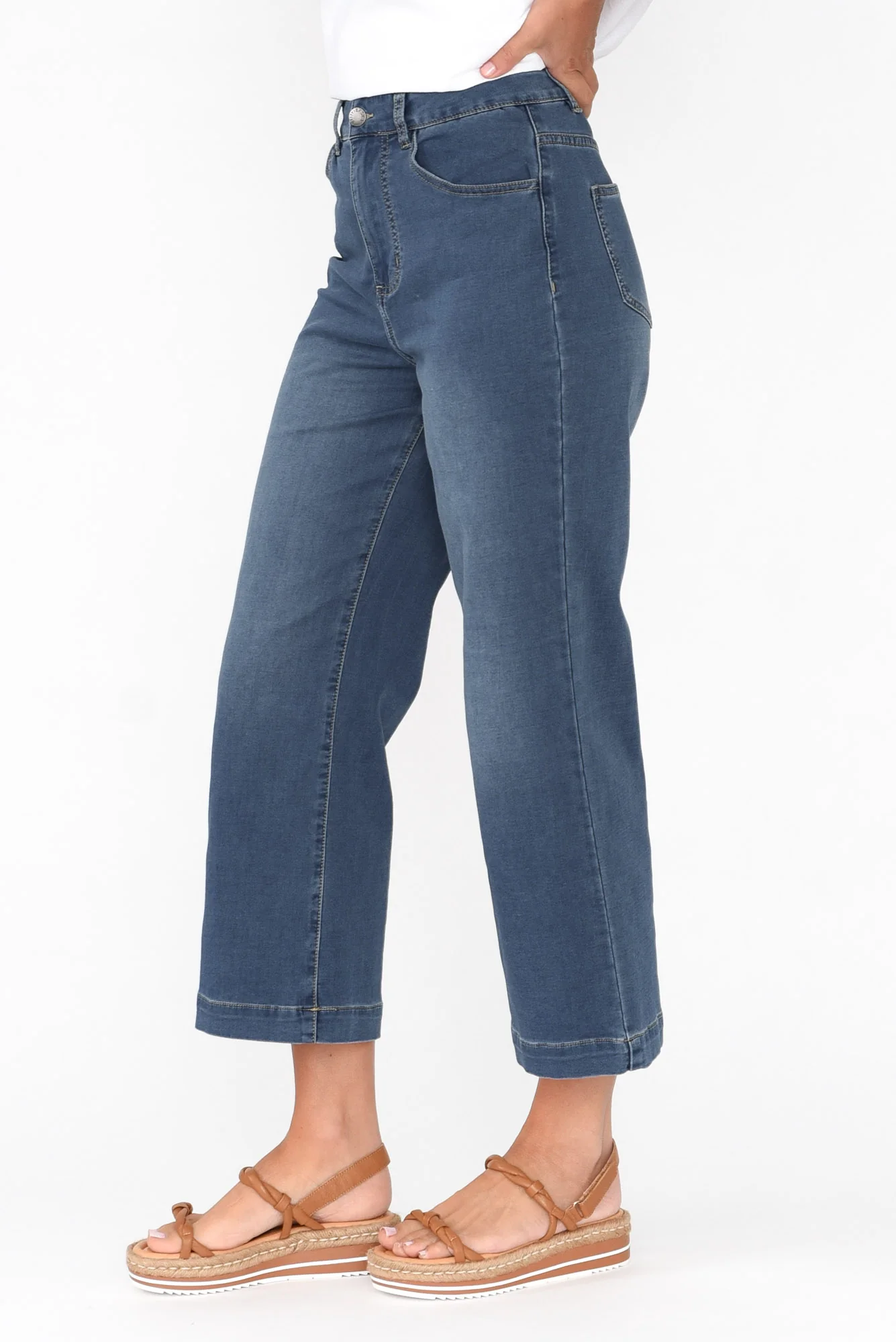 Winnie Blue Wide Leg Jeans
