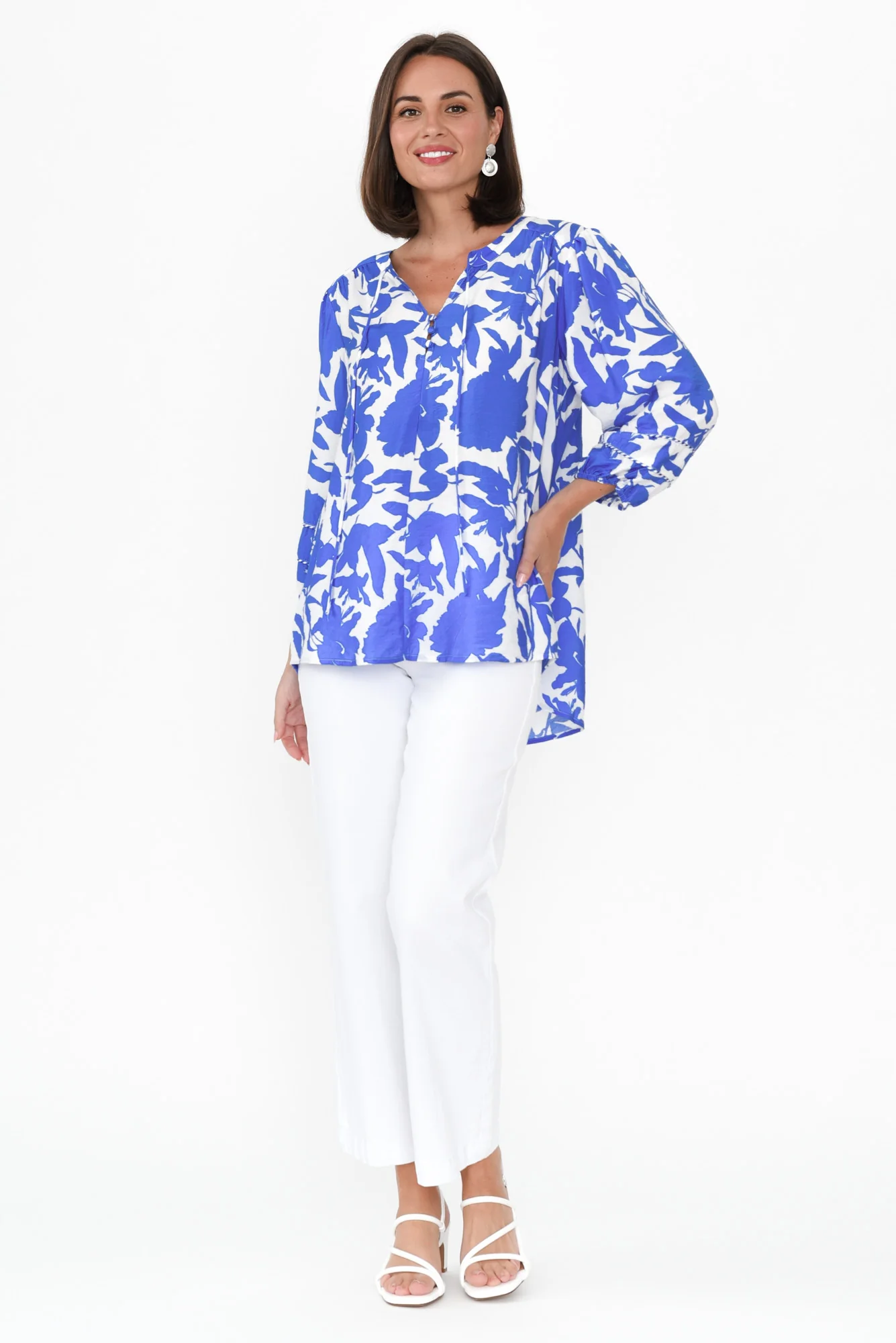 Florida Blue Floral Shirt