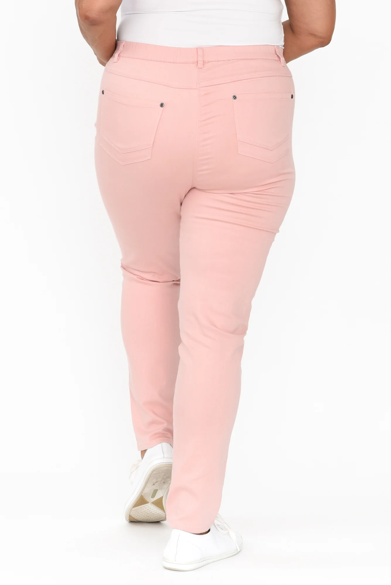 Reed Pink Stretch Cotton Pants