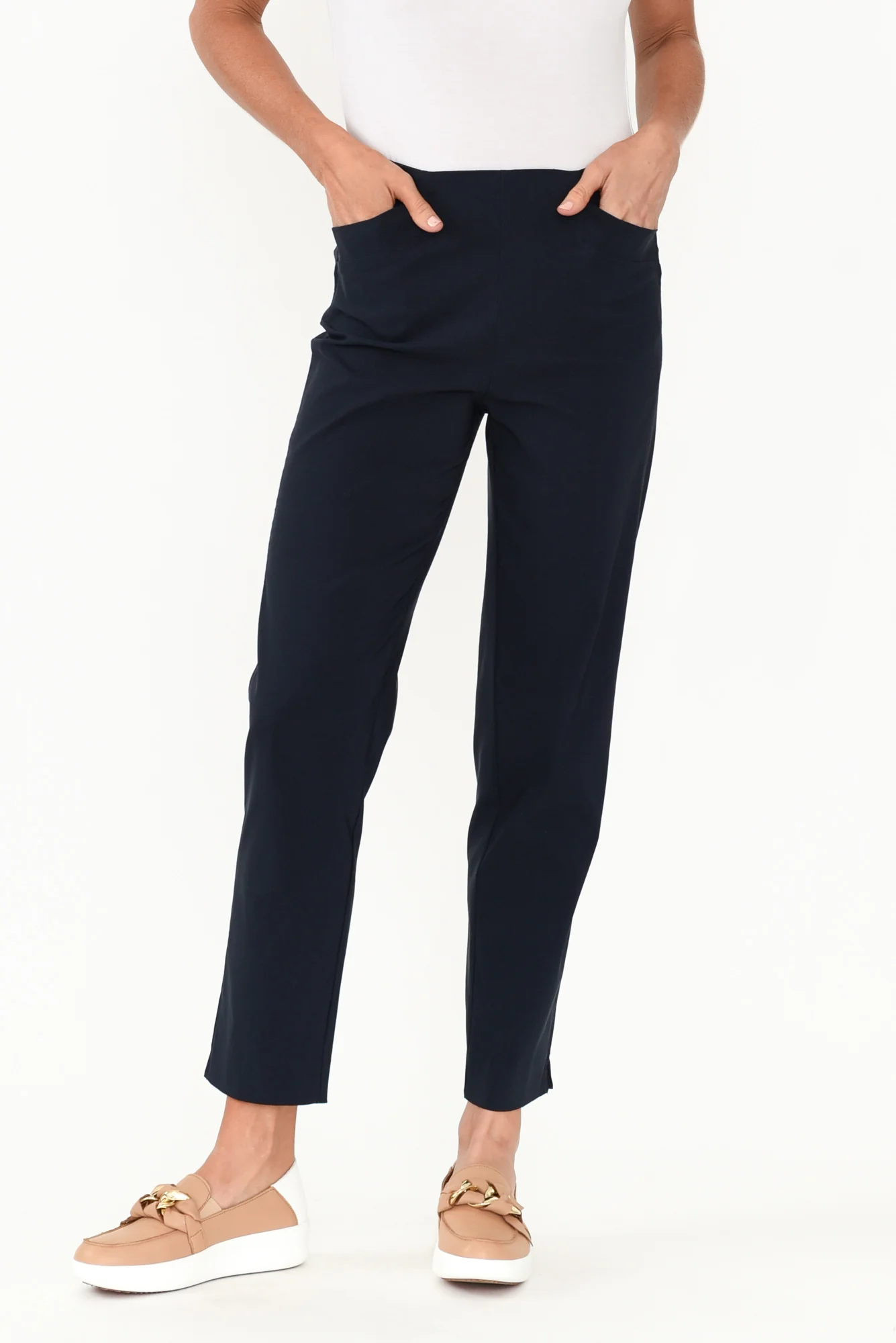 Cody Navy Stretch Pants