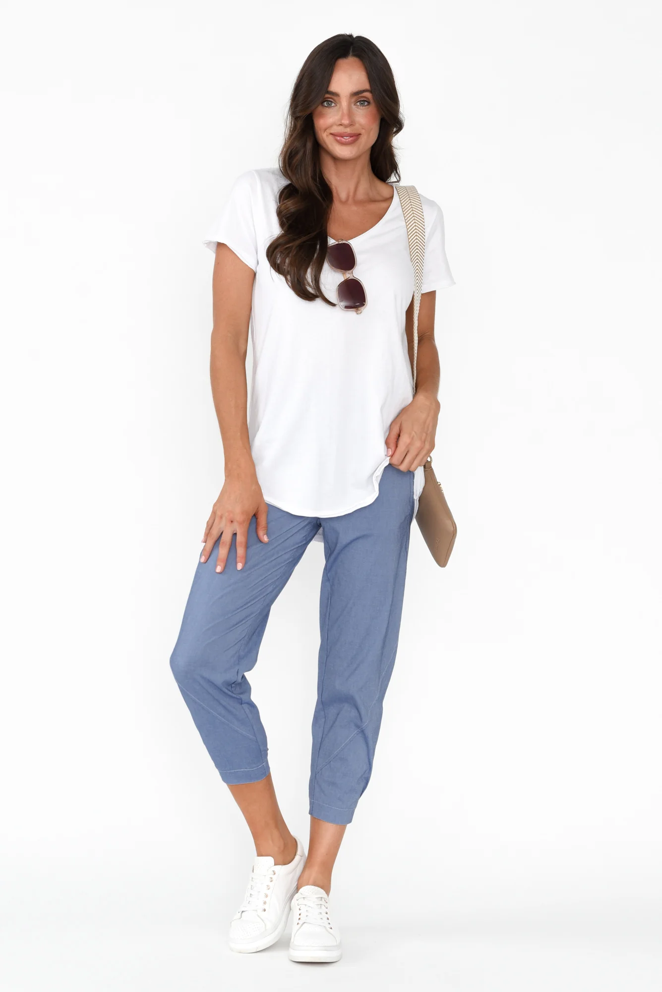 Cosita Blue Cropped Pants