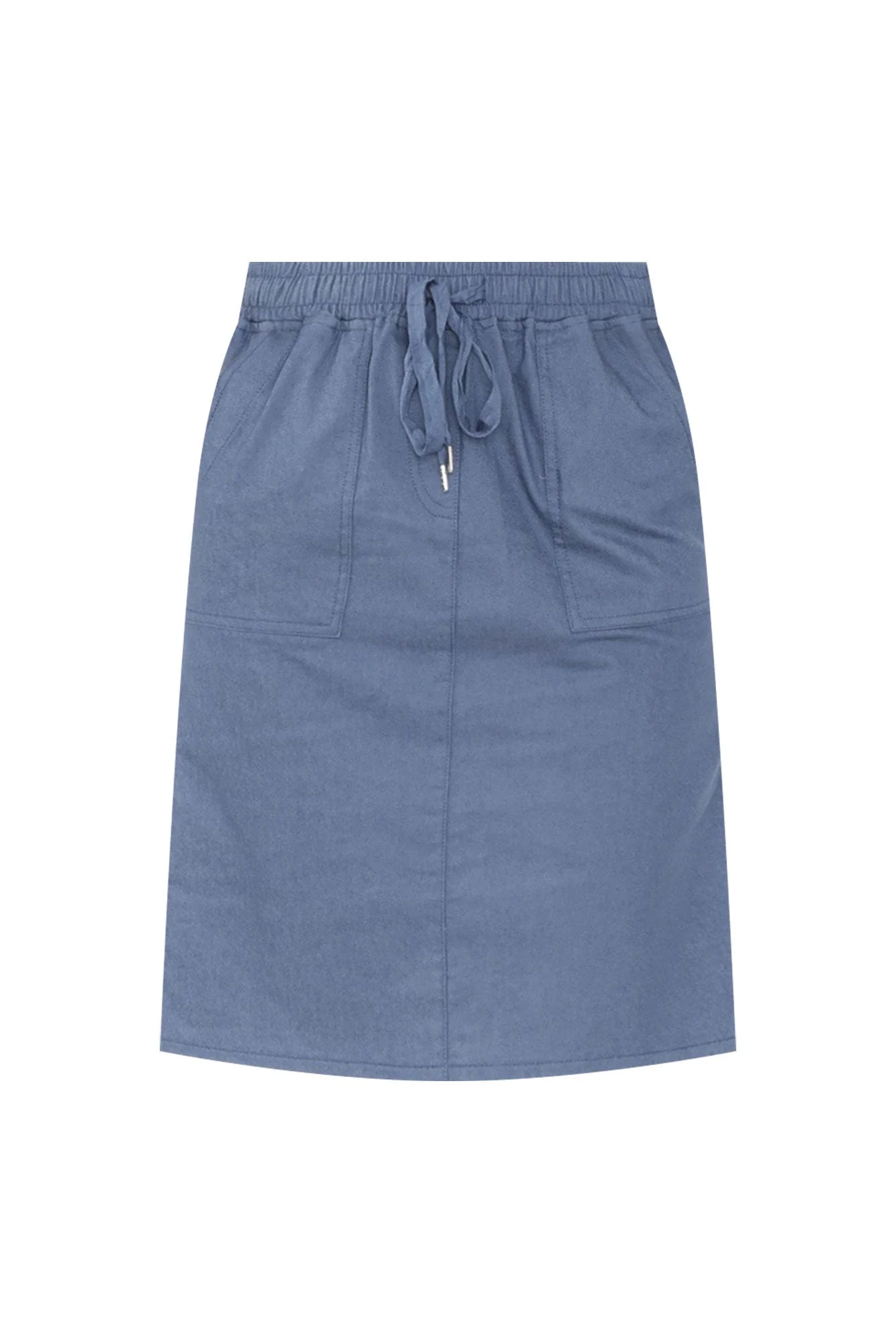 Abigail Blue Drawstring Skirt