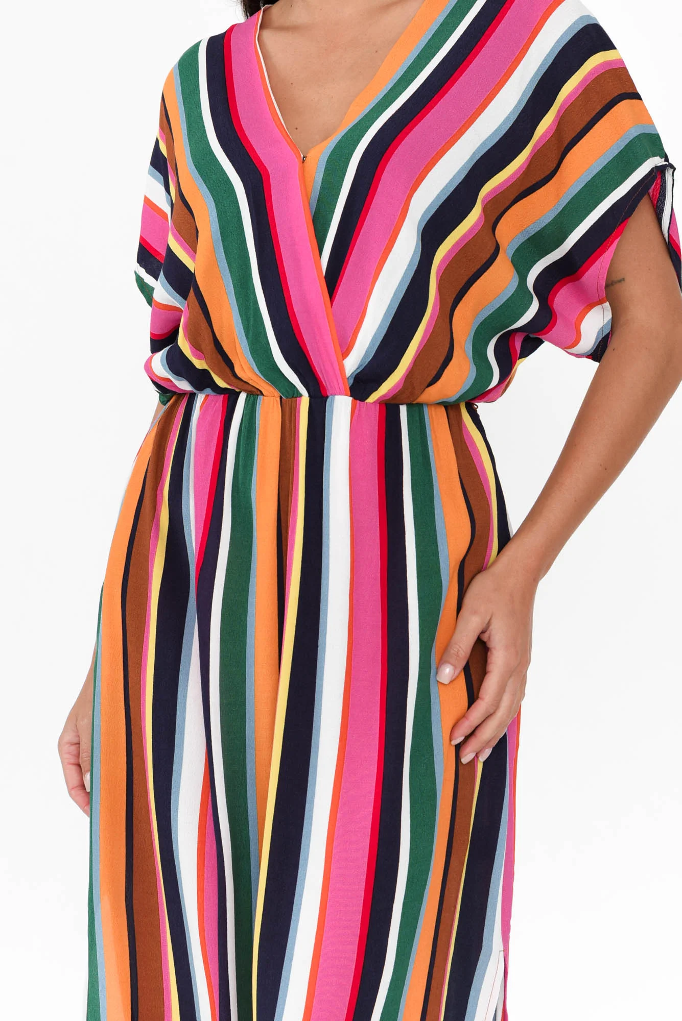 Dream Factory Multi Stripe Dress