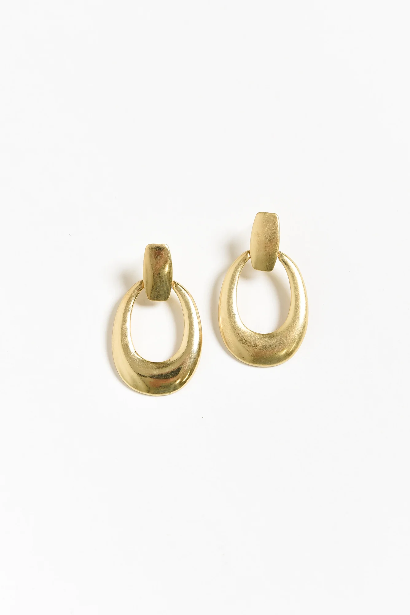 Sala Gold Disk Pendant Earrings