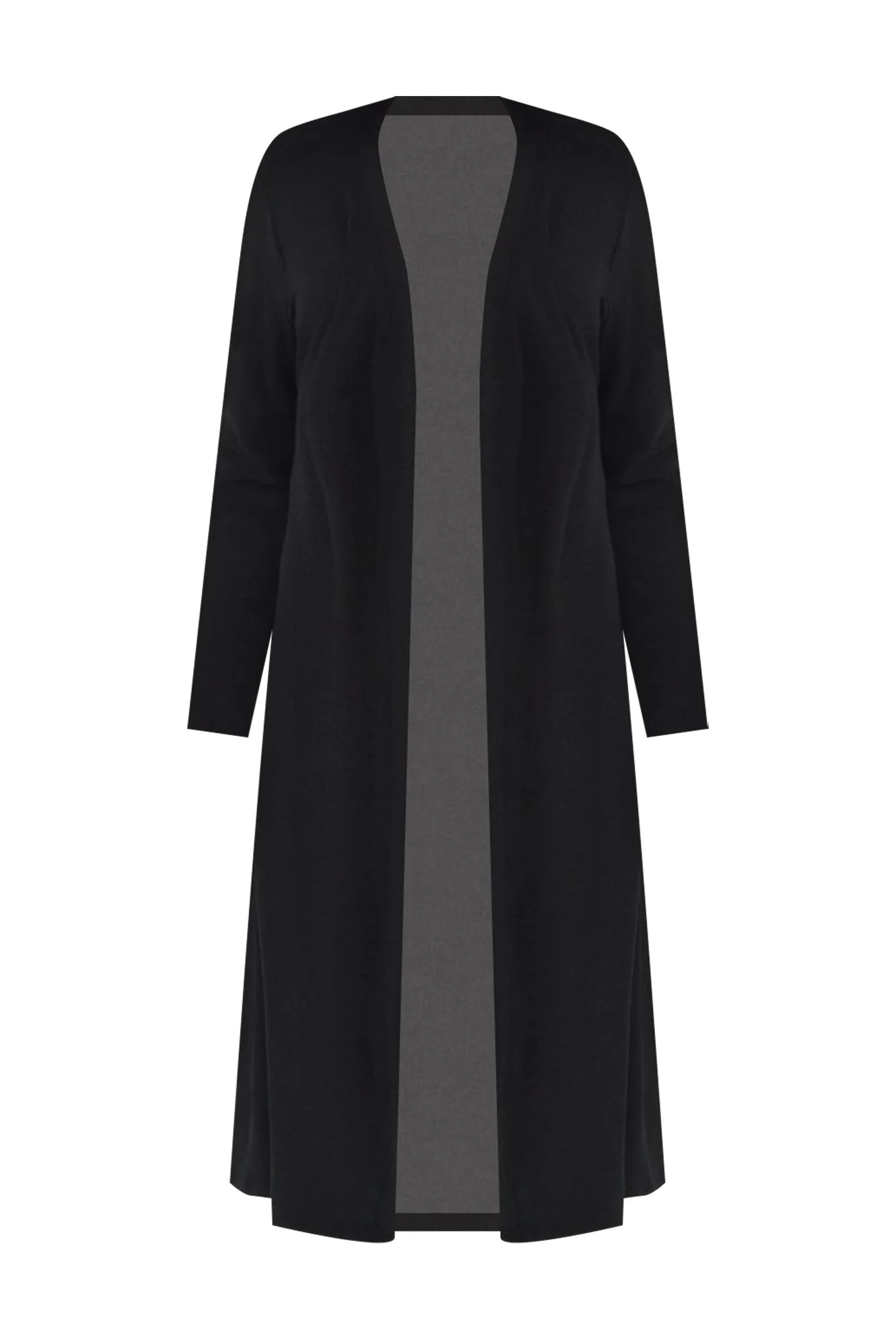 Pearlie Black Longline Cardigan