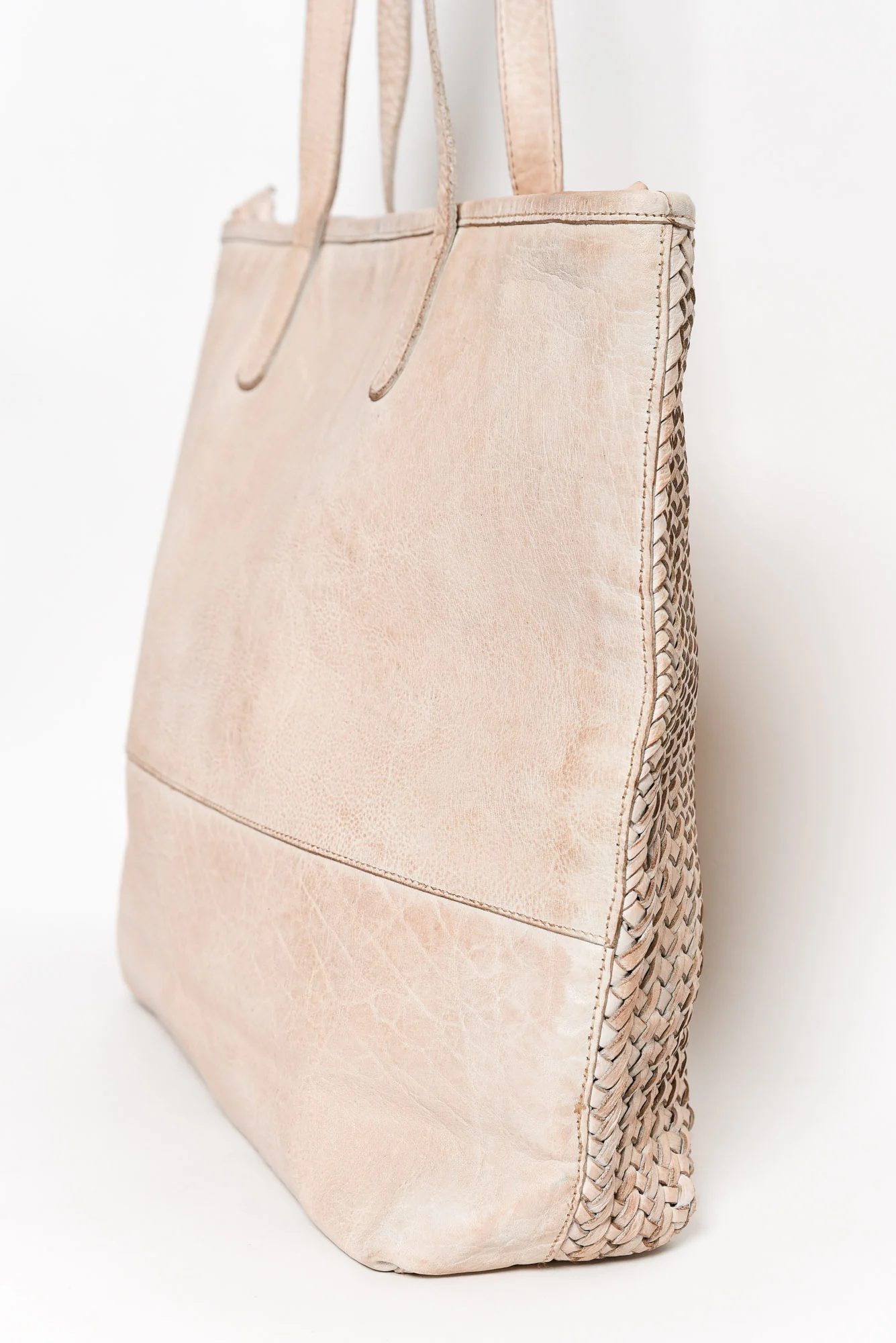 Alfie Sand Woven Tote Bag