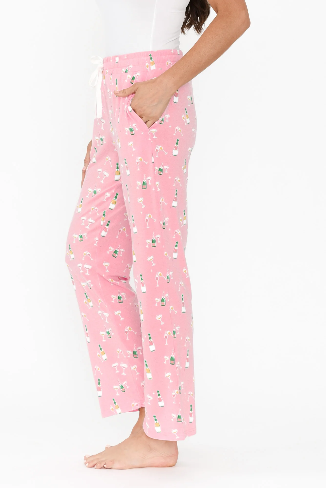 Corten Pink Champagne Bamboo Pyjama Pants