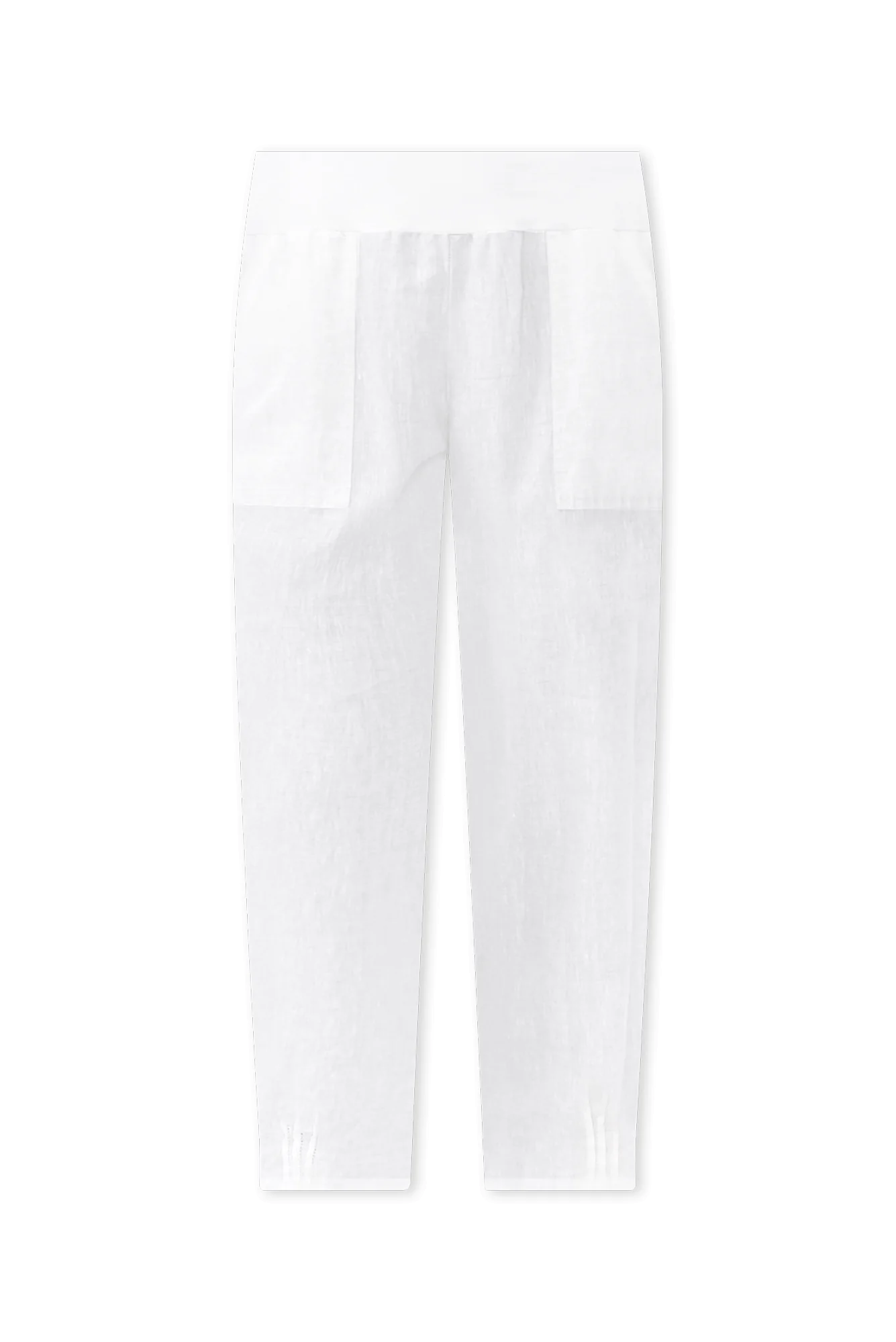 Tatum White Linen Pants
