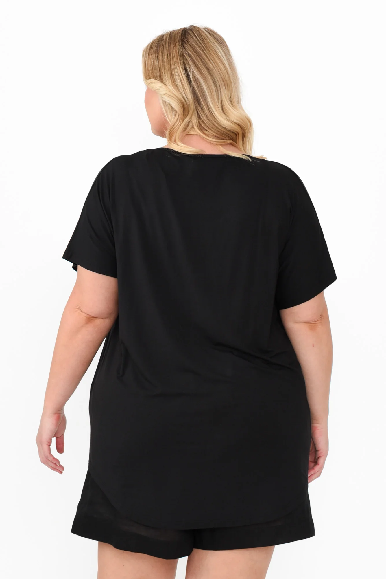 Danya Black Bamboo Top