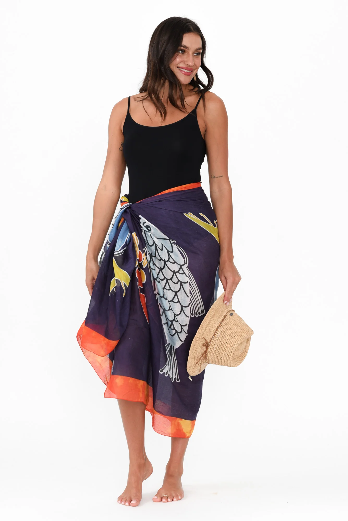 Zania Navy Sea Sarong