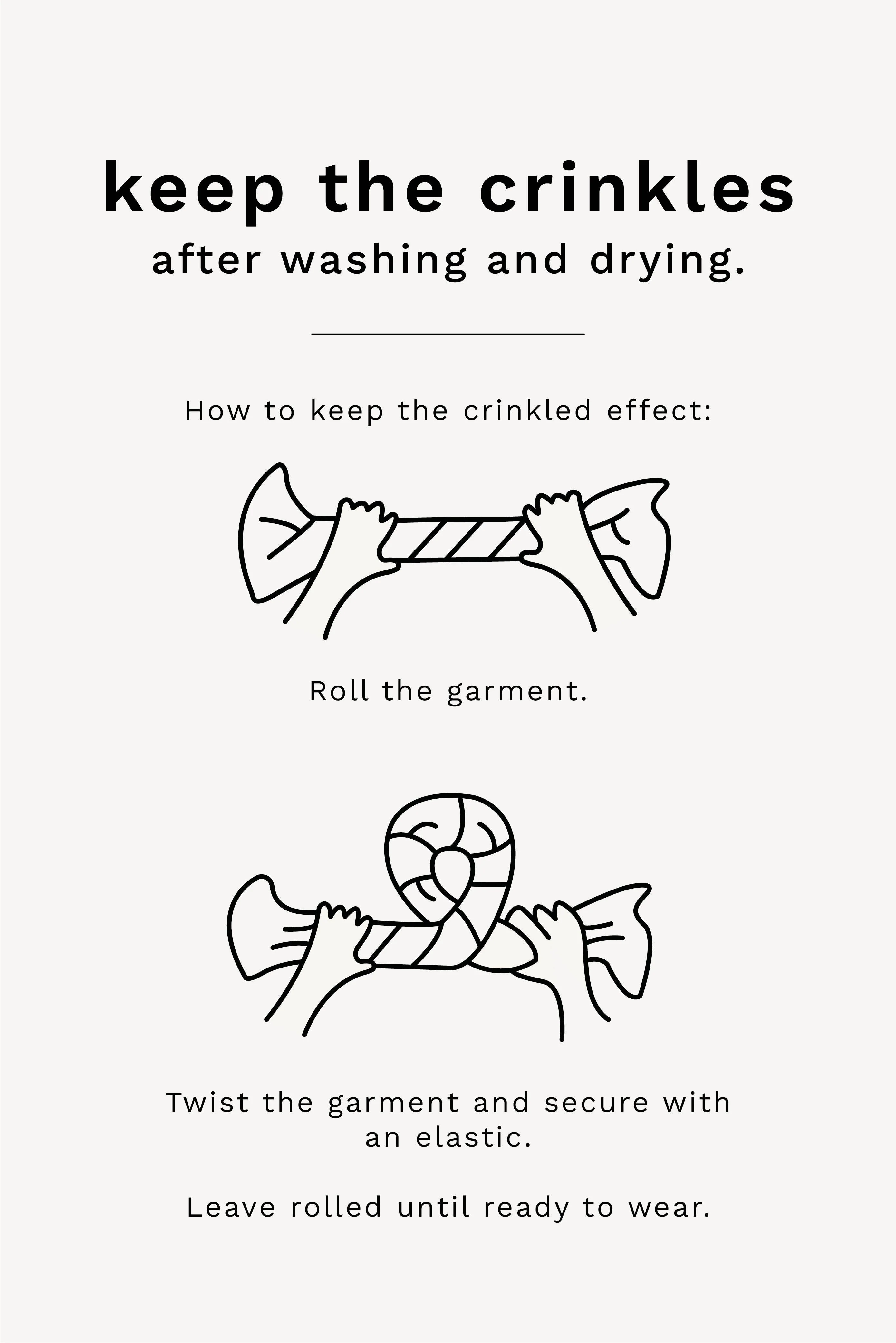 Fia Navy Crinkle Cotton Top