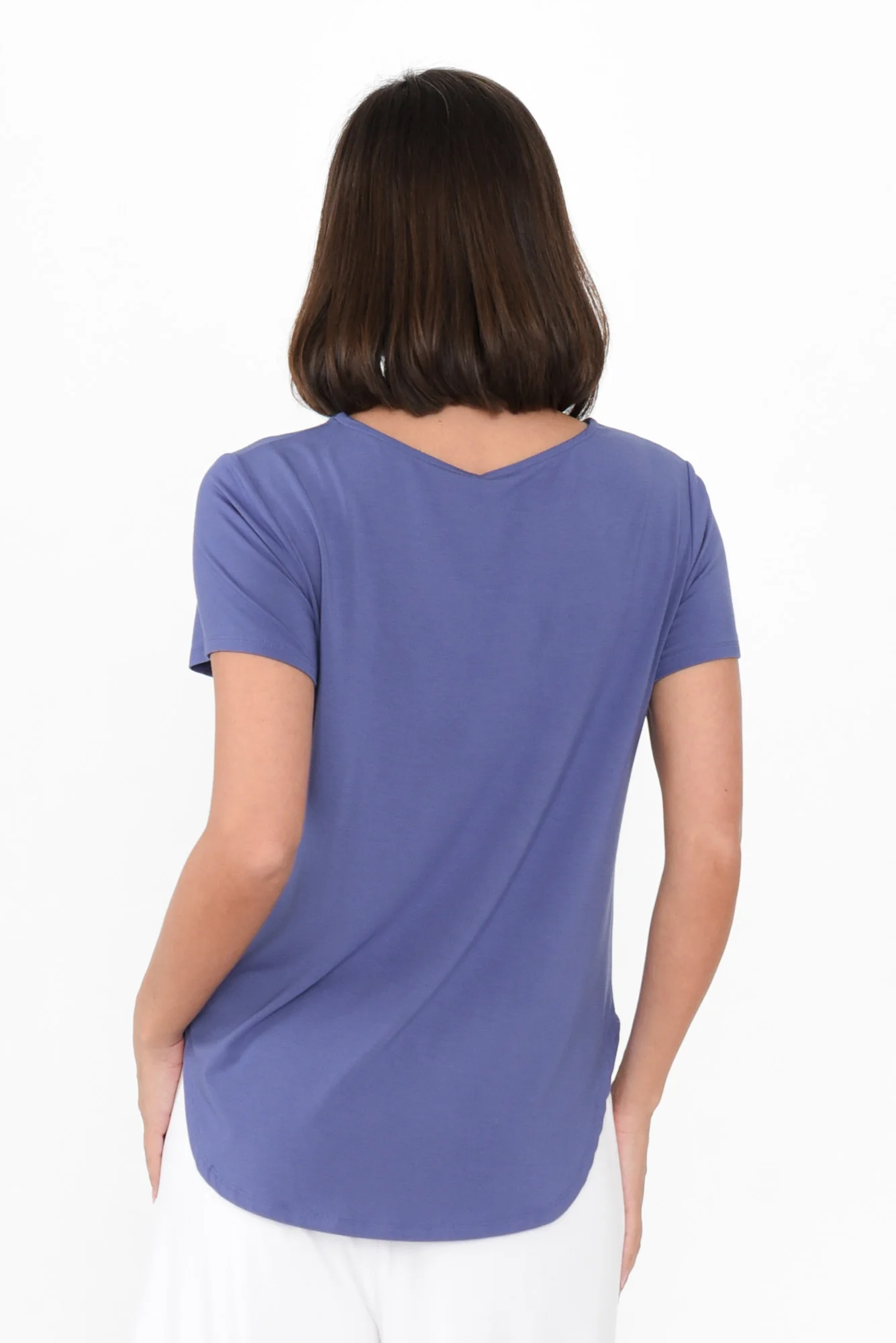 Janis Lilac Bamboo Tee