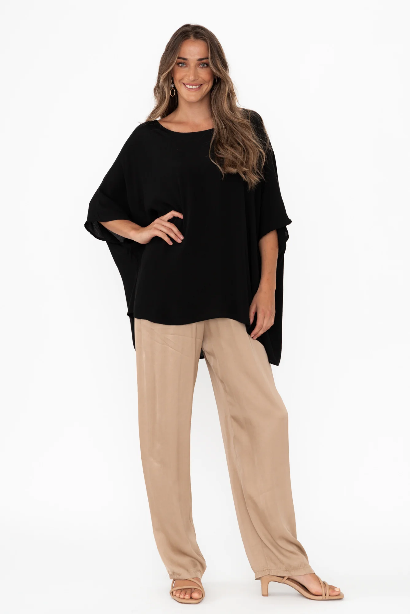 Malta Gold Wide Leg Pants