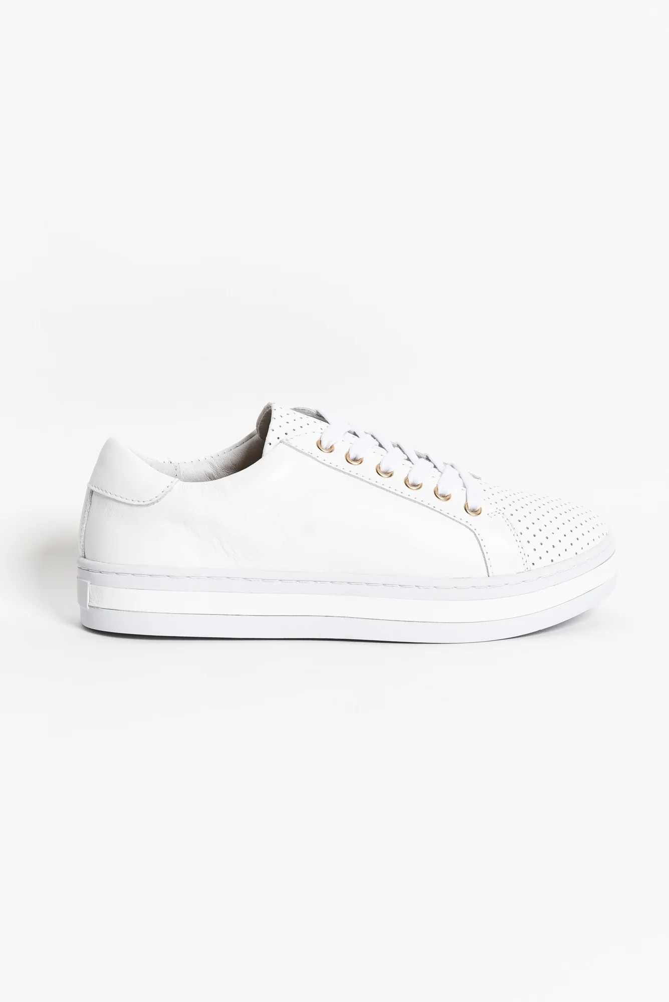 Paradise White Leather Sneaker