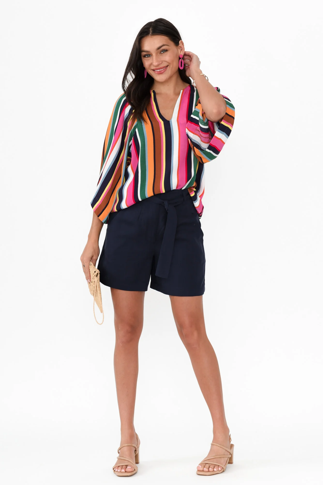 Dream Factory Multi Stripe Top