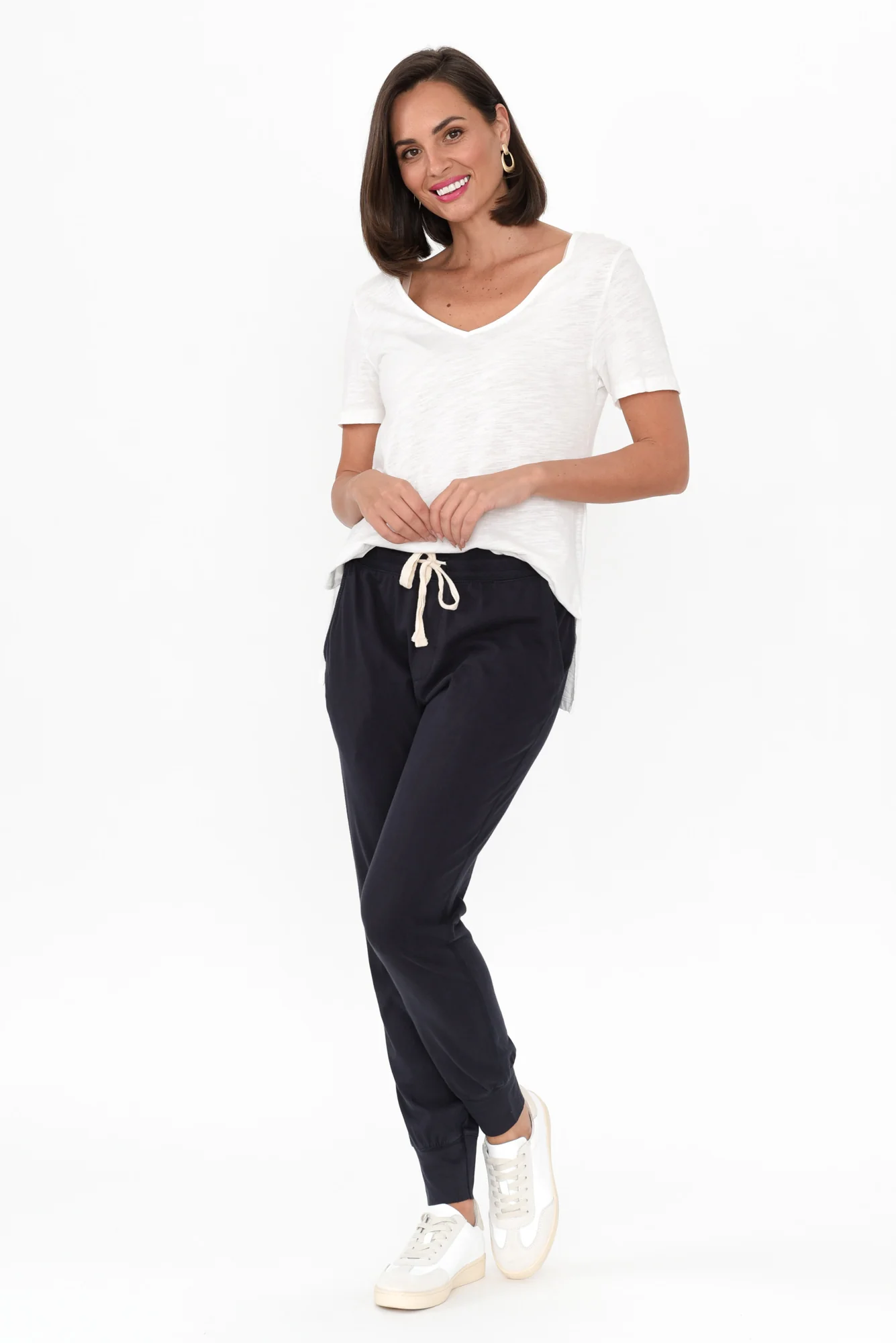 Navy Wash Out Lounge Pants