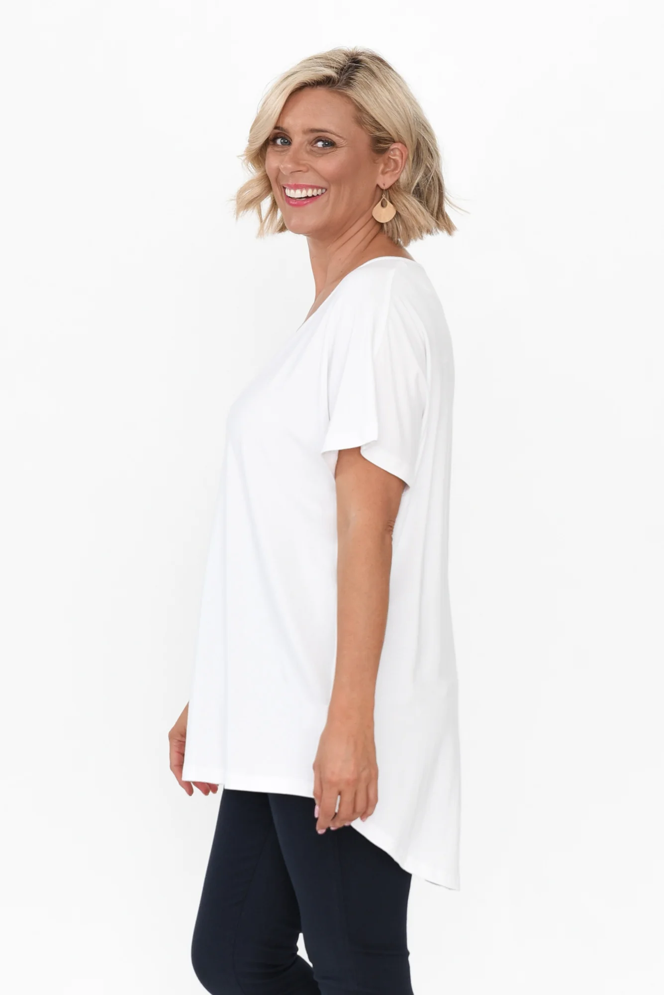 Danya White Bamboo Top