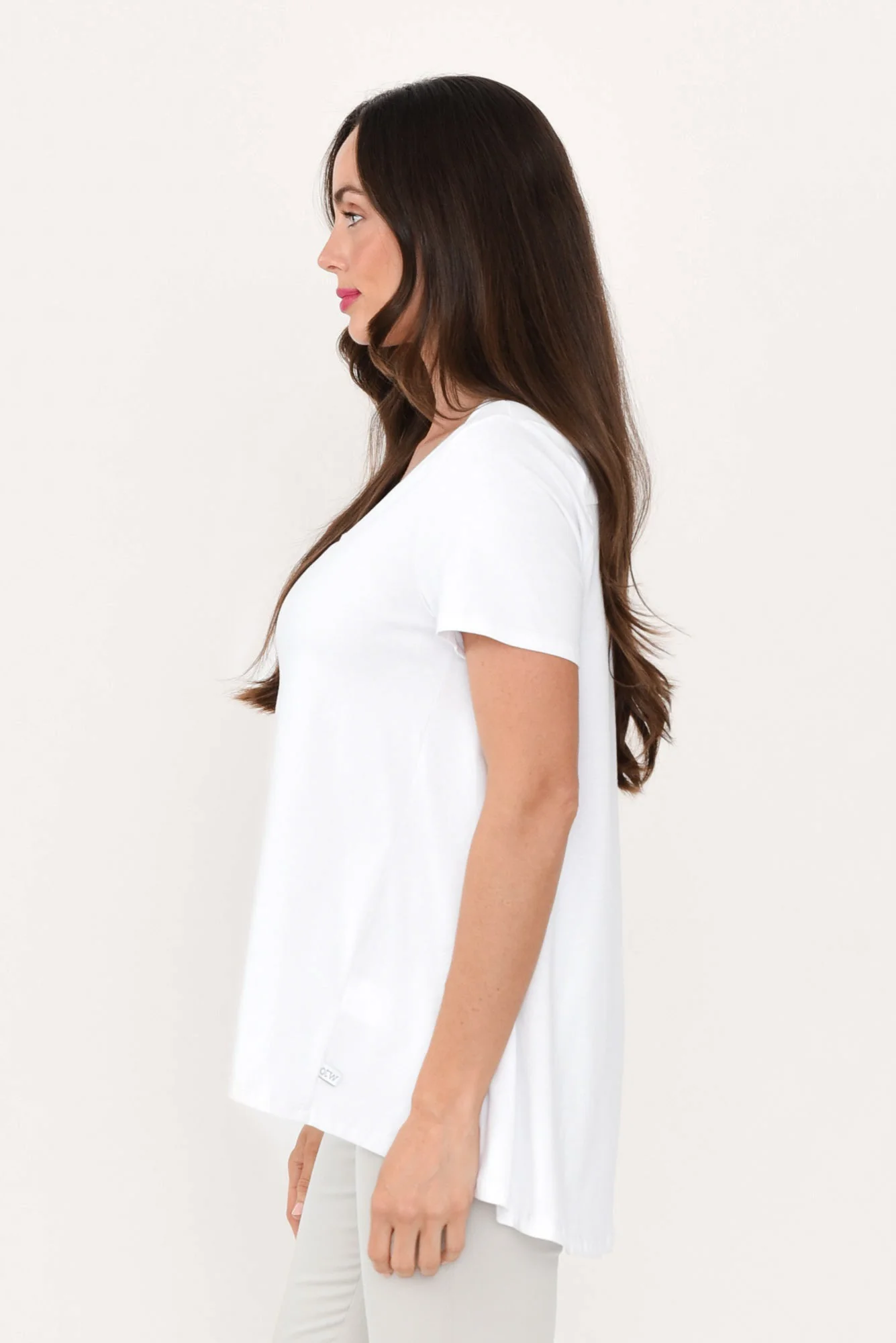 Montreal White Cotton Tee
