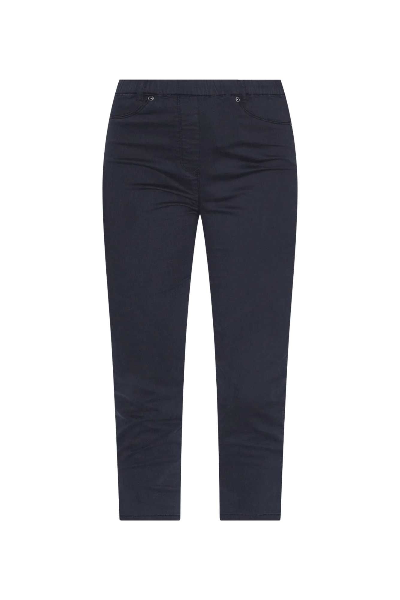 Reed Navy Stretch Cotton Capri Pants