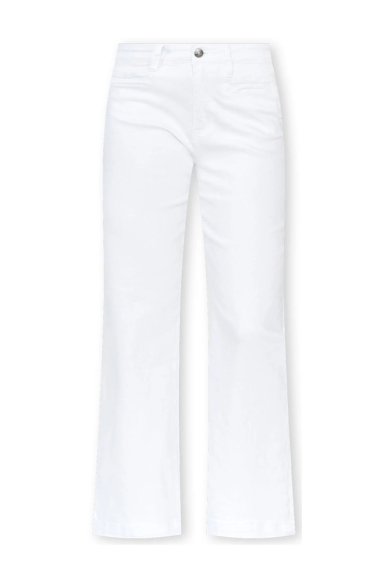 Retro White Wide Leg Jeans