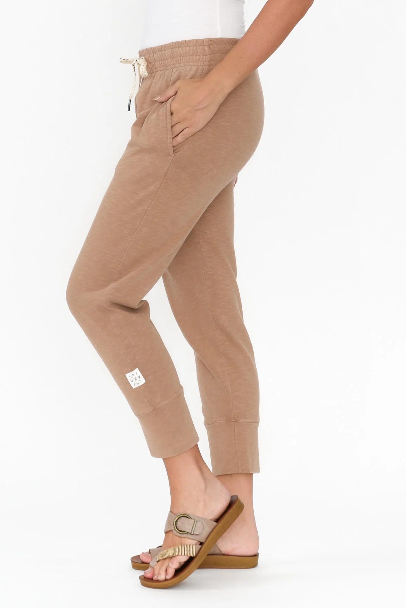 Fundamental Brunch Mocha Cotton Pants
