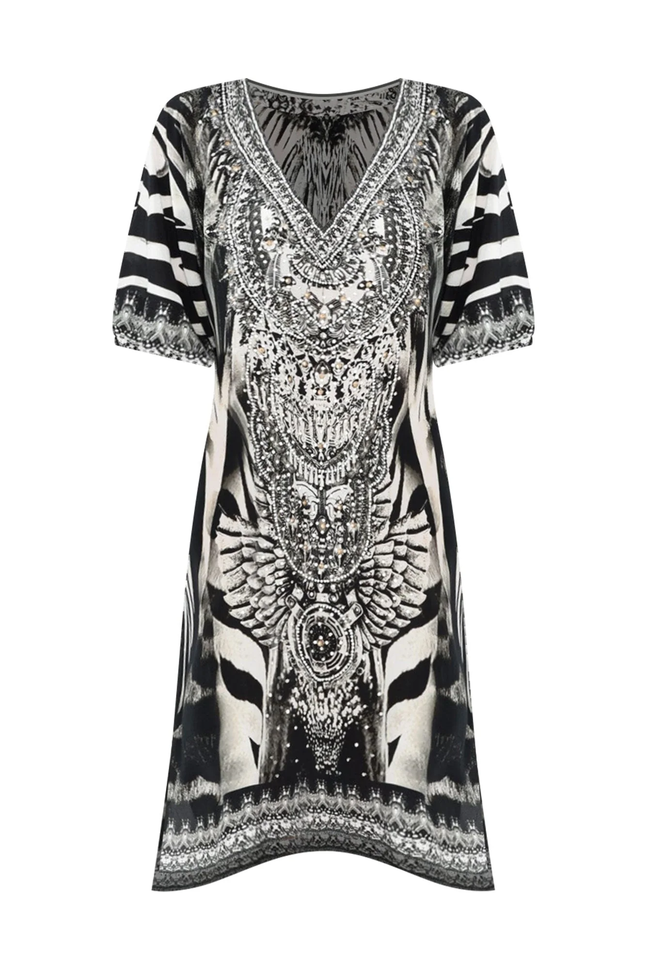 Zulu Black Silk Dress