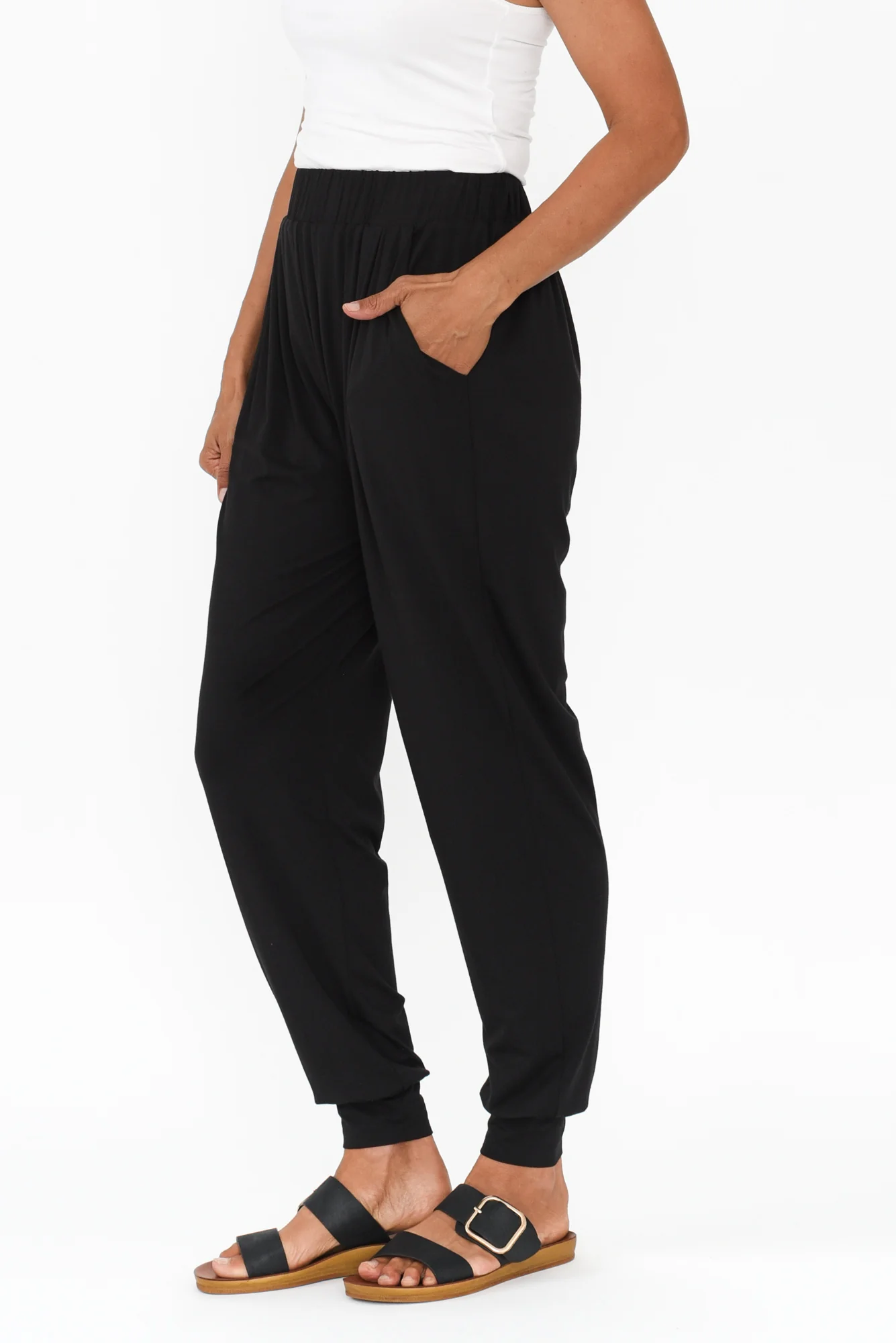 Black Bamboo Everyday Pants