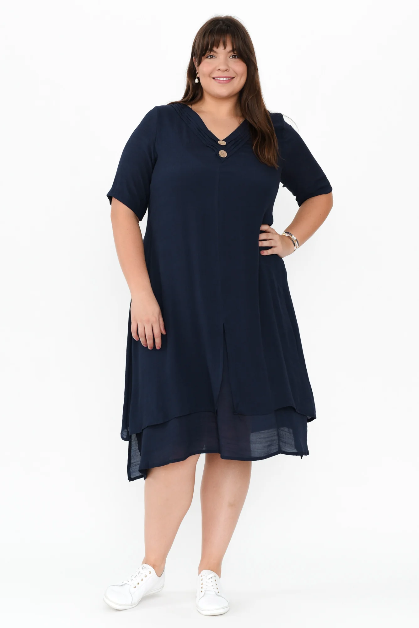 Nala Navy Layers Dress