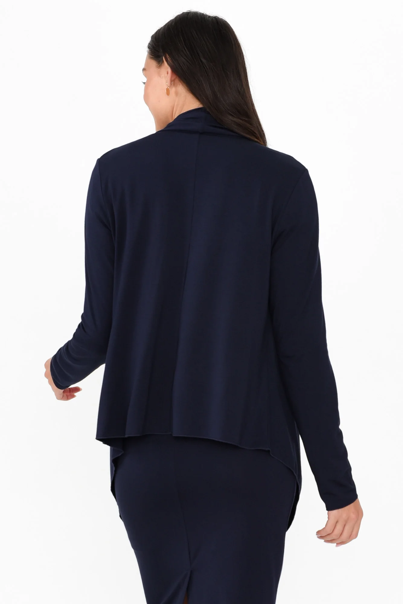 Joni Navy Bamboo Cardigan