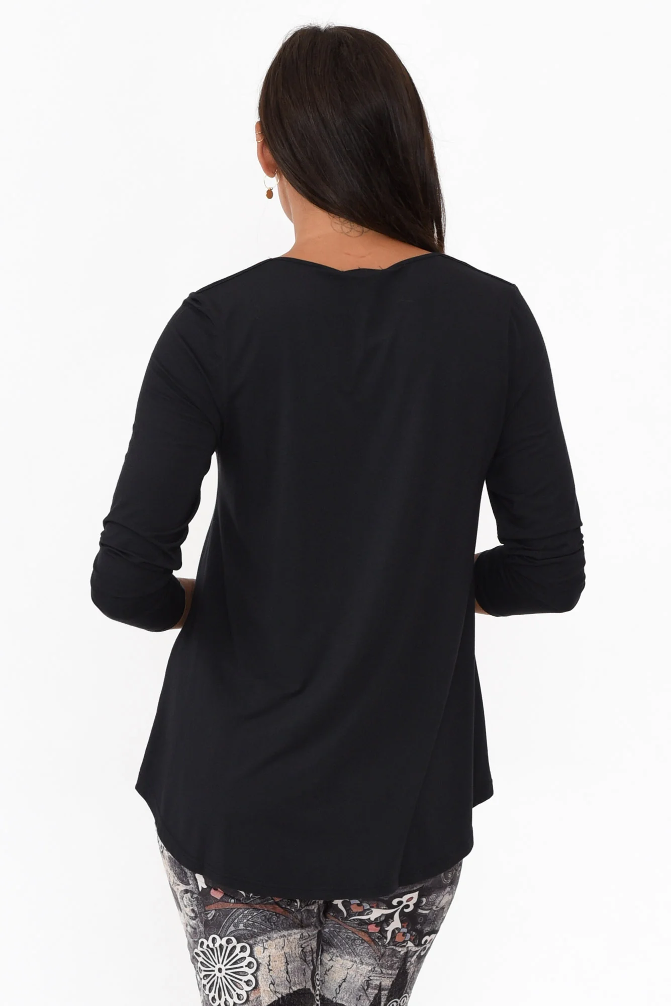 Carla Black Micro Modal Top