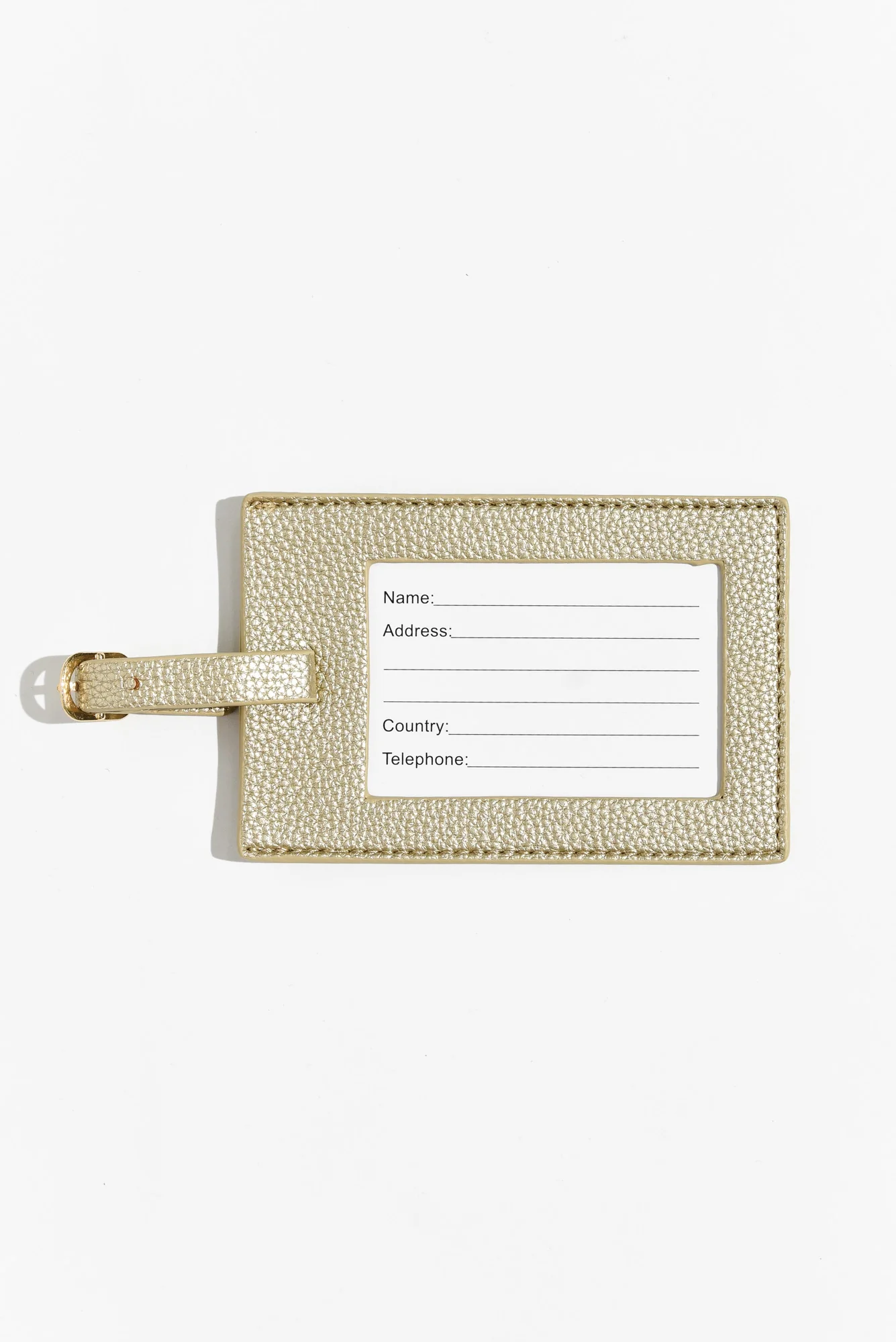 Mims Gold Luggage Tag