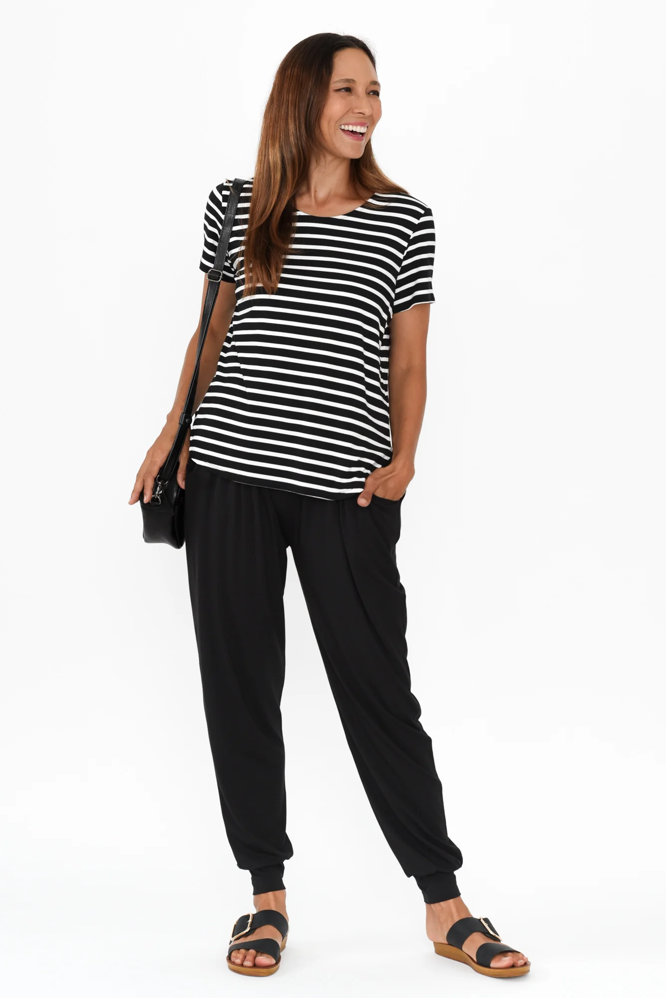 Black Bamboo Everyday Pants