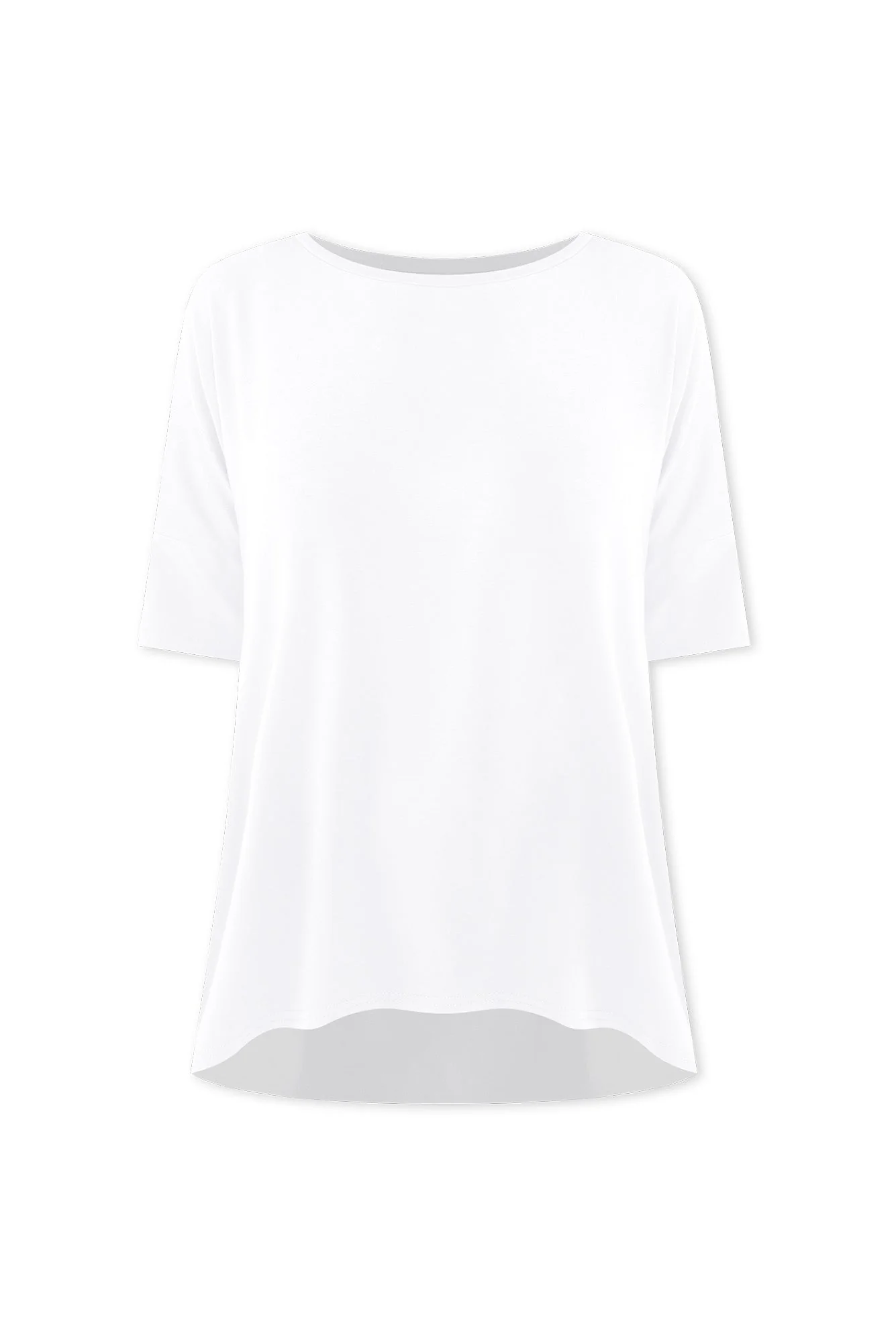 Gina White Bamboo Top