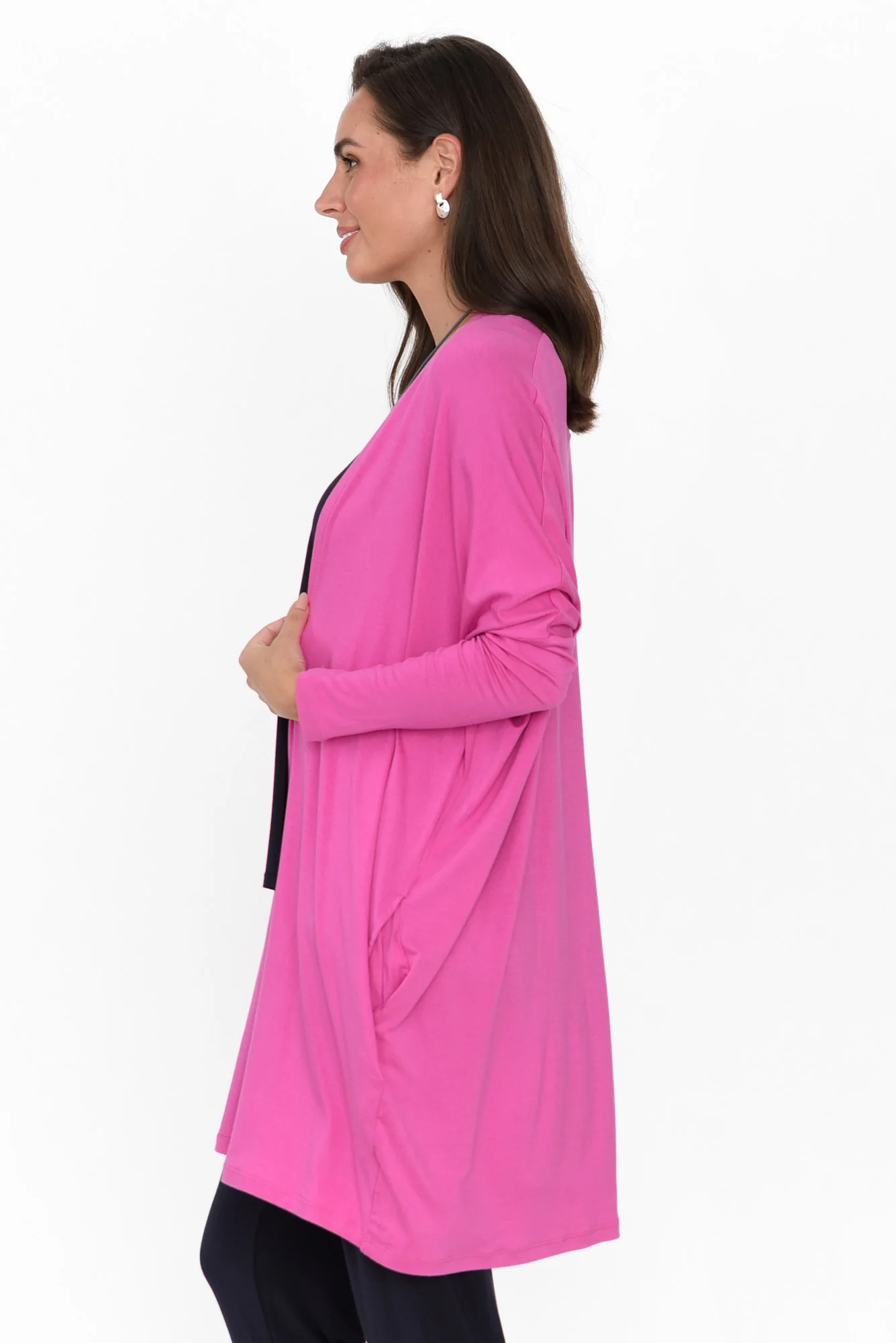 Margot Flamingo Pink Cardigan