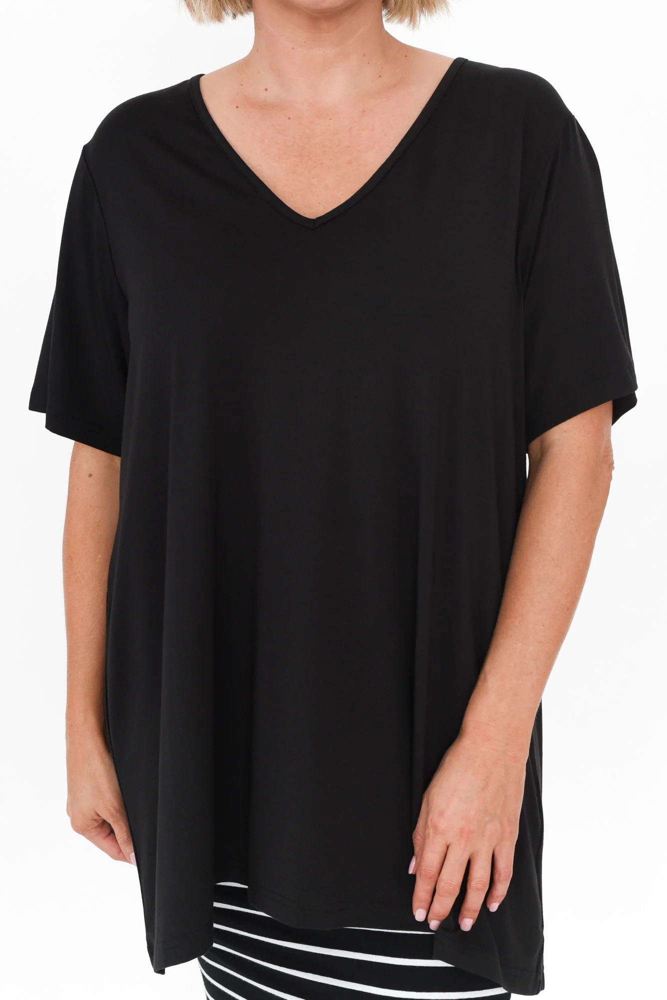 Novella Black Bamboo Top