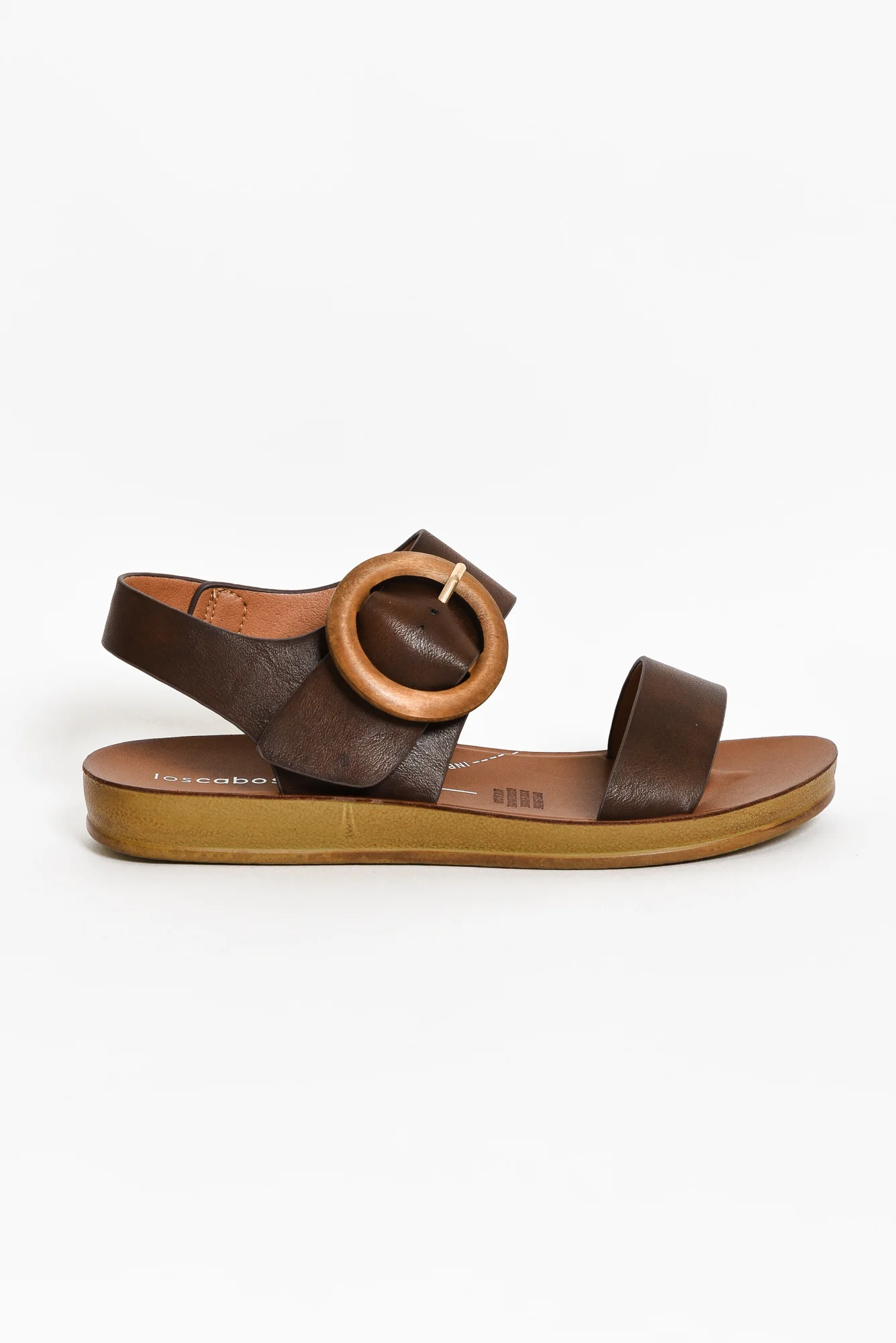 Damas Mocha Buckle Sandal
