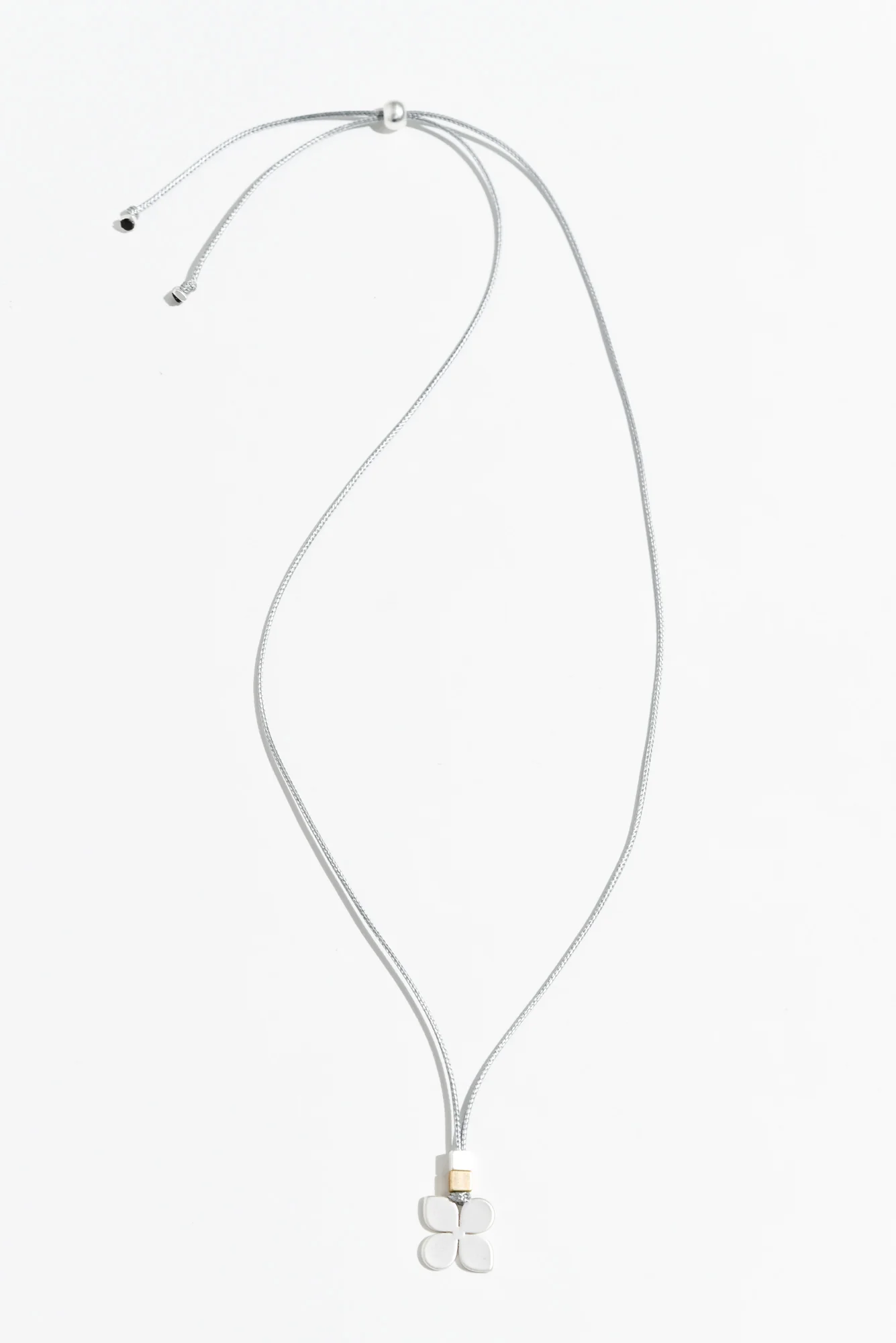 Solana Silver Clover Pendant Necklace