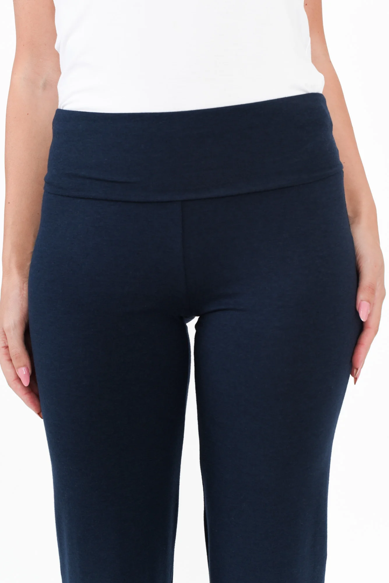 Pamela Dark Navy Bamboo Pants