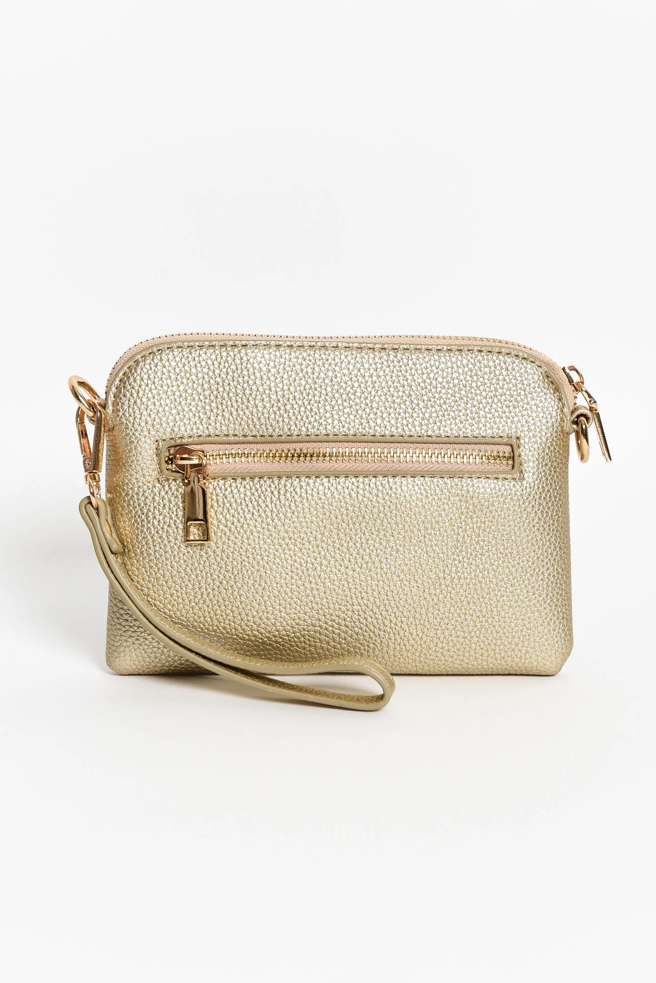 Sally Gold Mini Crossbody Bag