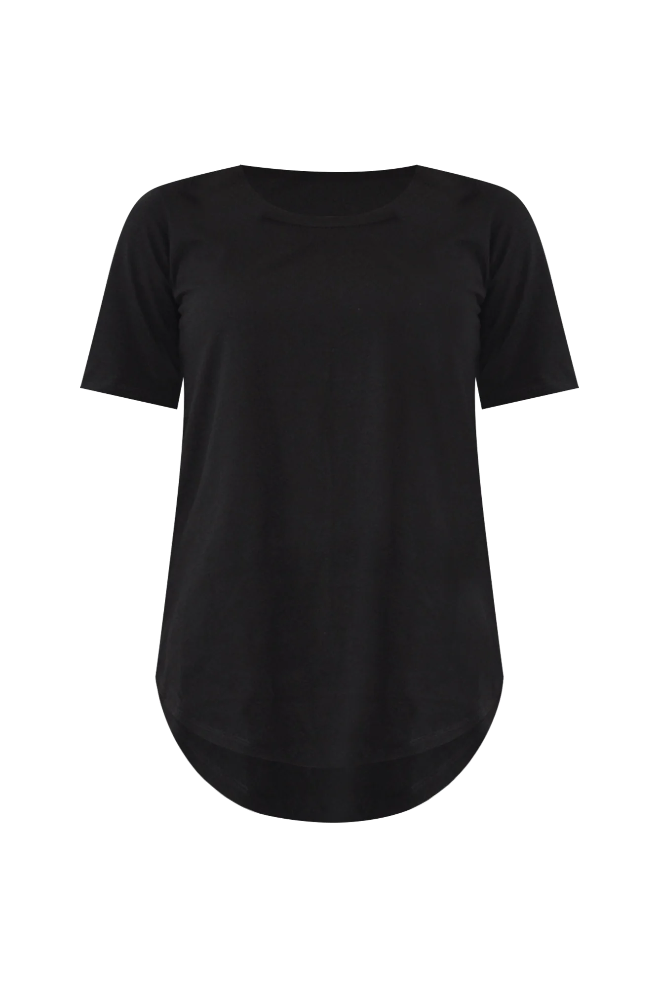 Ariana Black Cotton Tee